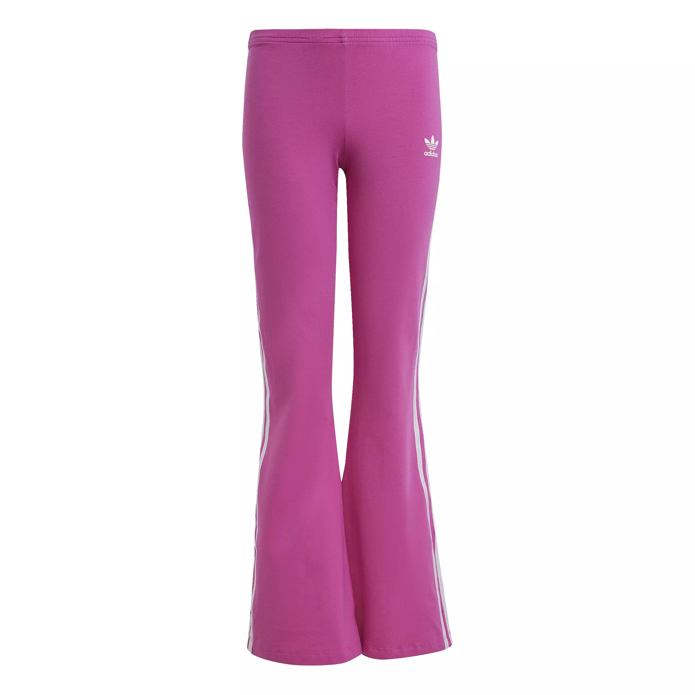 adidas Big Girls' OG 3 Stripe Flare Pants - PINK