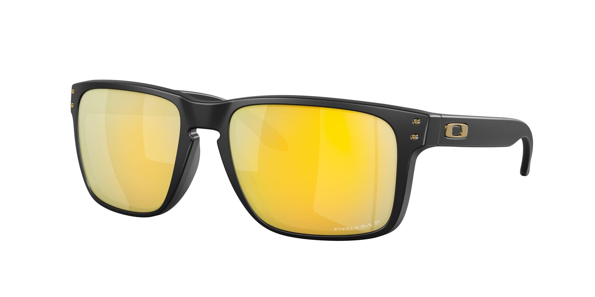 Oakley Holbrook XL Sunglasses - BLACK/GOLD Thumbnail View 1