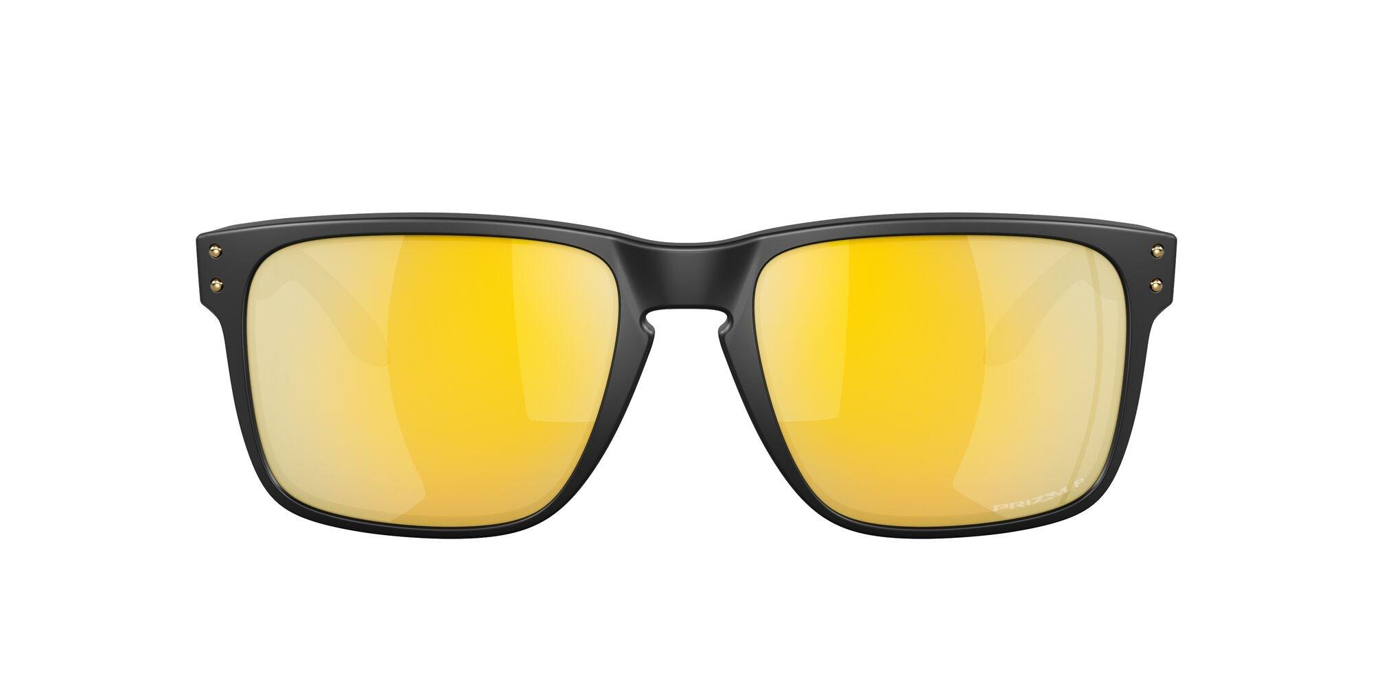 Oakley Holbrook XL Sunglasses - BLACK/GOLD Thumbnail View 4