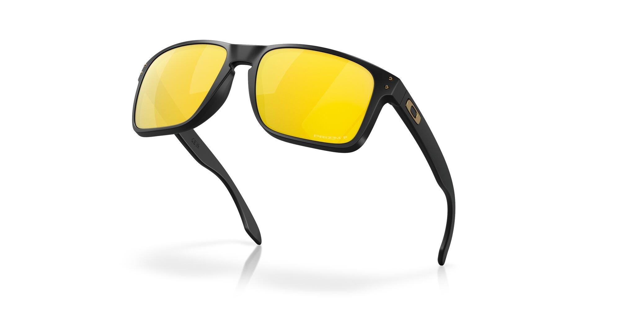 Oakley Holbrook XL Sunglasses - BLACK/GOLD Thumbnail View 6