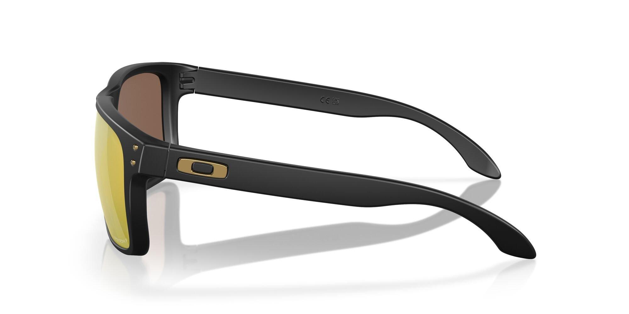 Oakley Holbrook XL Sunglasses - BLACK/GOLD Thumbnail View 7