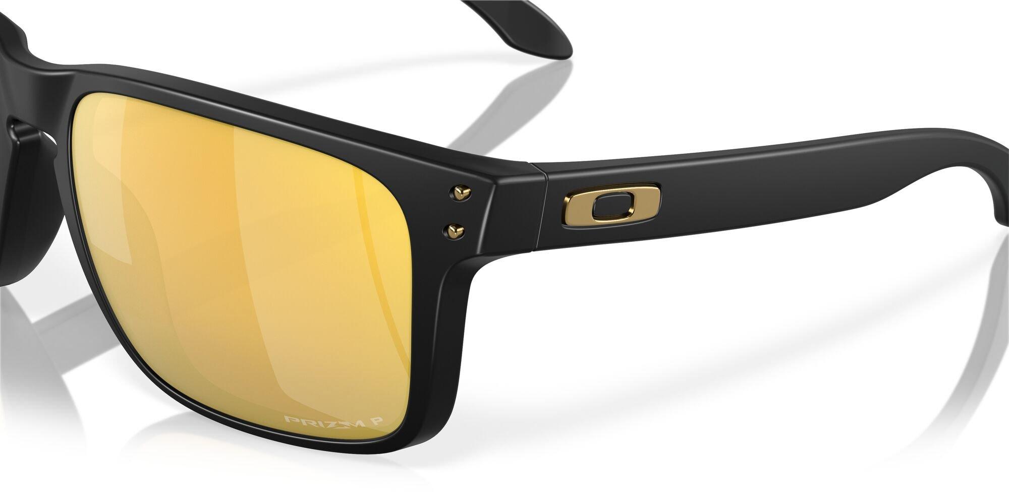 Oakley Holbrook XL Sunglasses - BLACK/GOLD Thumbnail View 9