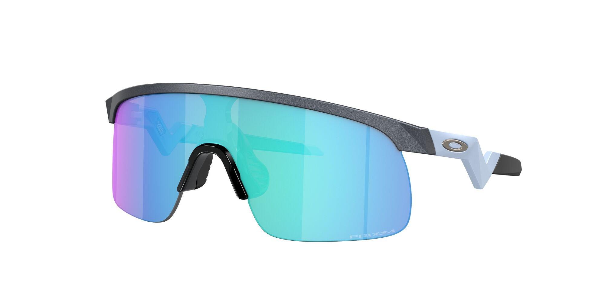 Oakley Youth Resistor Prizm Sapphire Sunglasses - Blue Steel - BLUE Thumbnail View 1