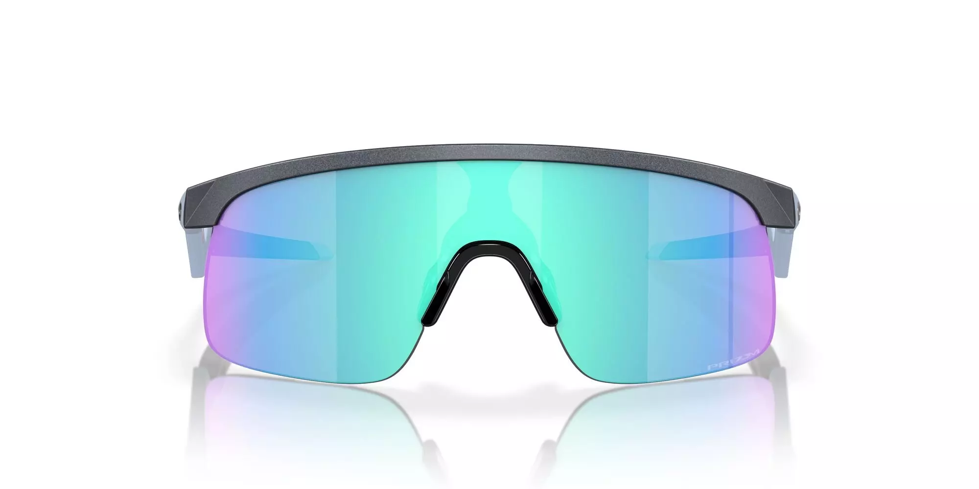 Oakley Resistor Sunglasses (Youth Fit) - Prizm Sapphire Lenses and Blue Steel Frame - BLUE