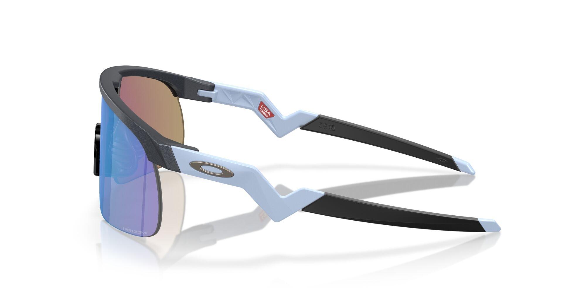 Oakley Resistor Sunglasses (Youth Fit) - Prizm Sapphire Lenses and Blue Steel Frame