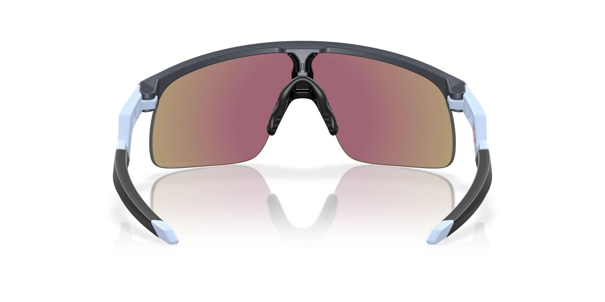 Oakley Resistor Sunglasses (Youth Fit) - Prizm Sapphire Lenses and Blue Steel Frame