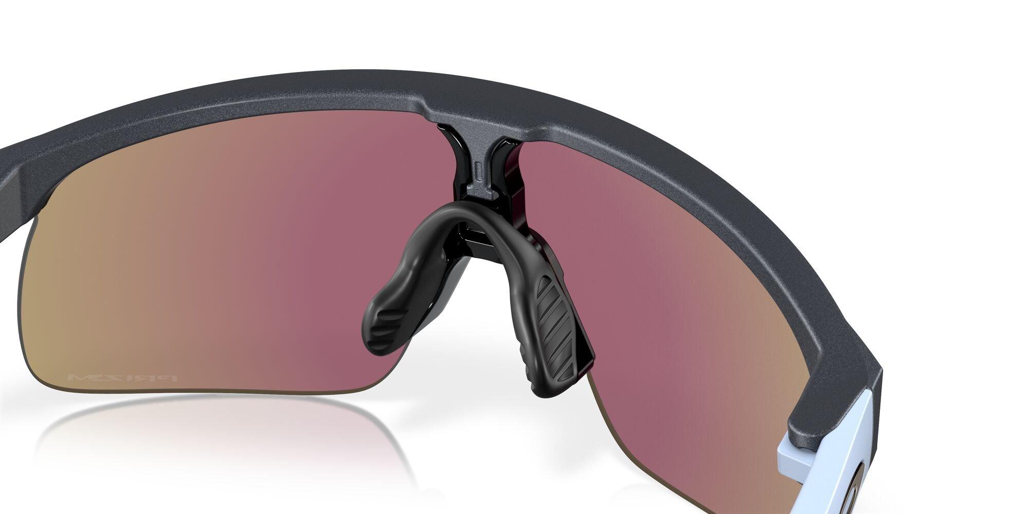 Oakley Resistor Sunglasses (Youth Fit) - Prizm Sapphire Lenses and Blue Steel Frame