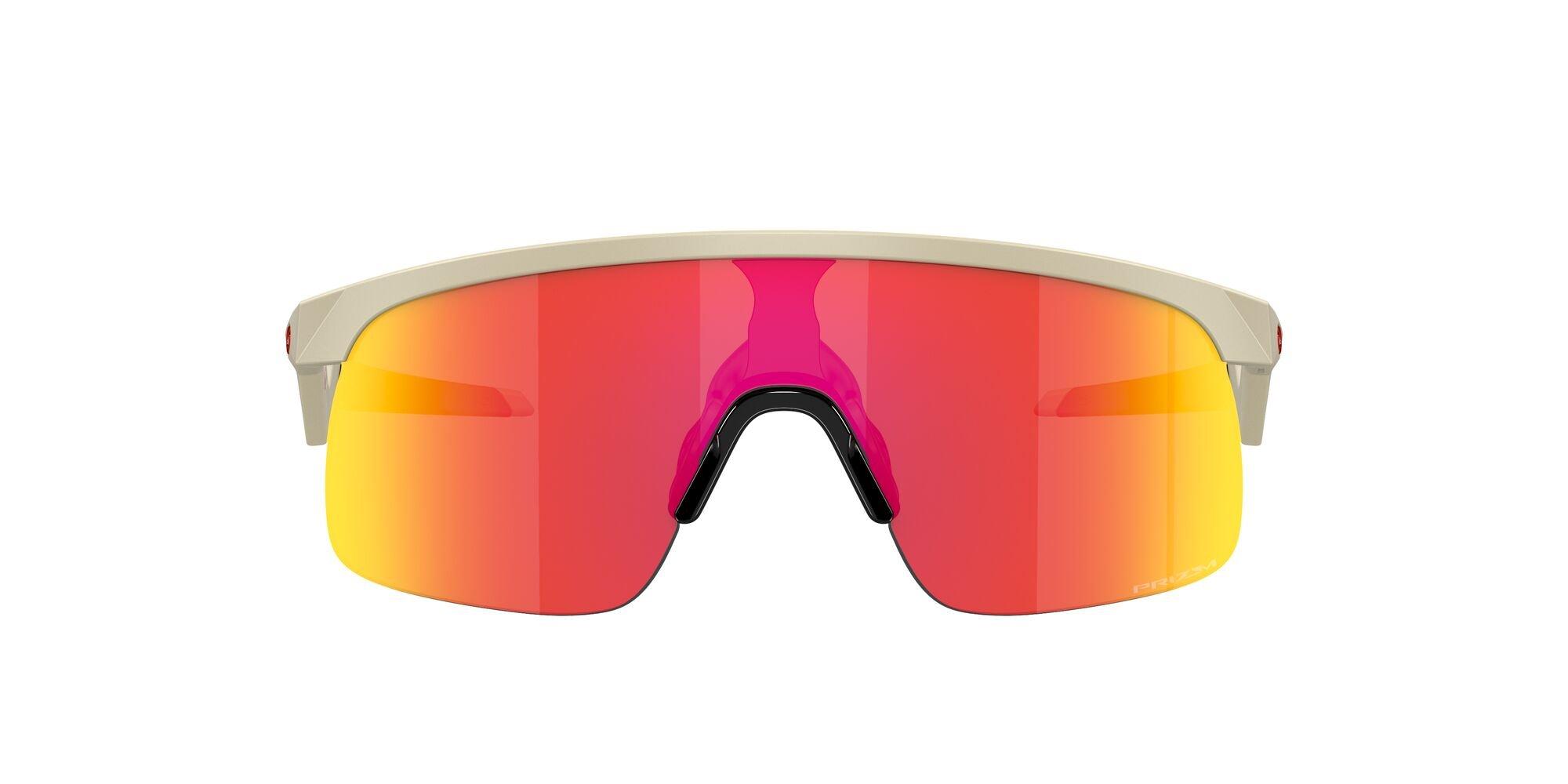 Oakley Resistor Sunglasses (Youth Fit) - Prizm Ruby Lenses and Sand Frame
