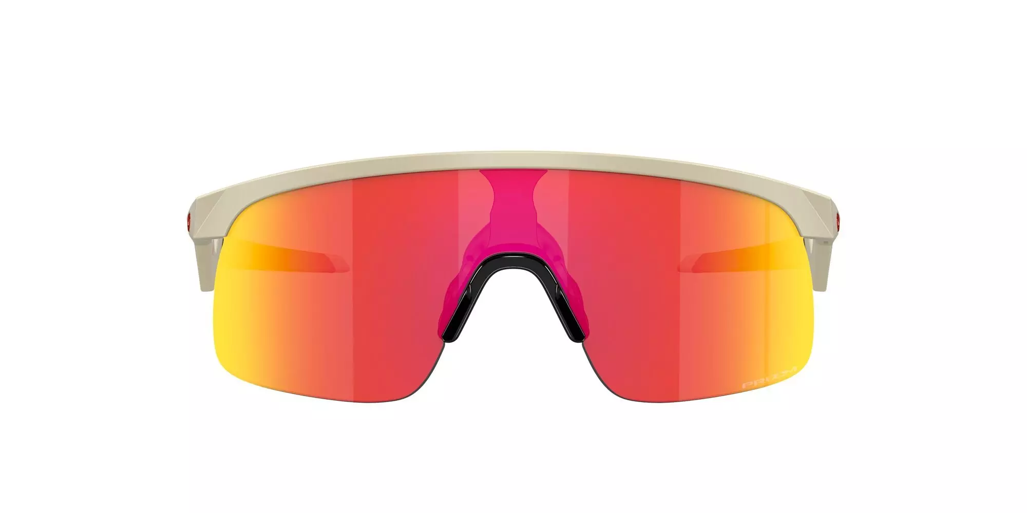 Oakley Youth Resistor Prizm Ruby Sunglasses - Sand - RED