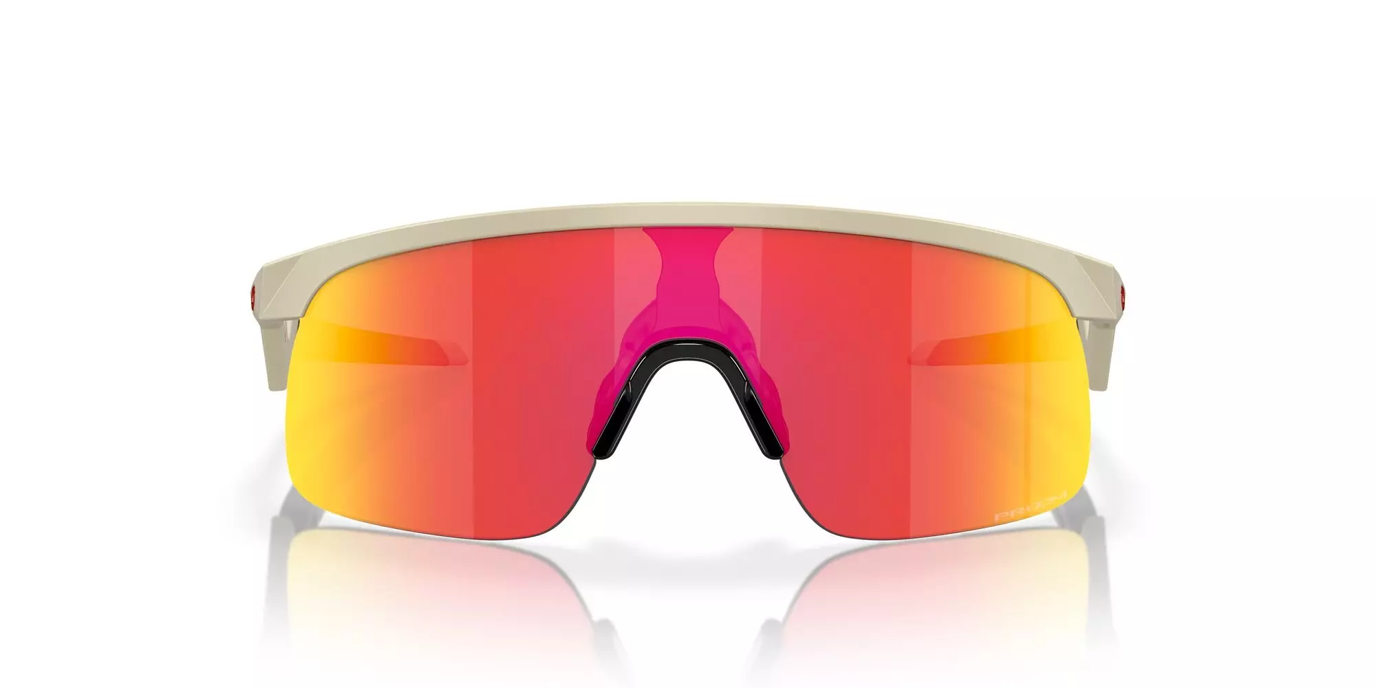 Oakley Youth Resistor Prizm Ruby Sunglasses - Sand - RED
