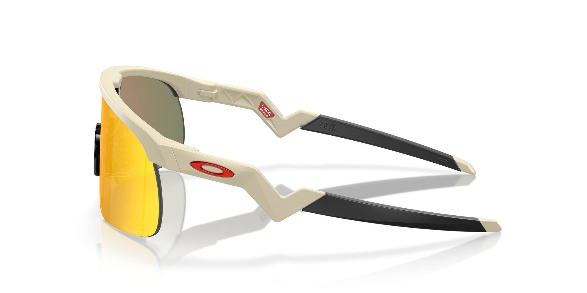 Oakley Resistor Sunglasses (Youth Fit) - Prizm Ruby Lenses and Sand Frame
