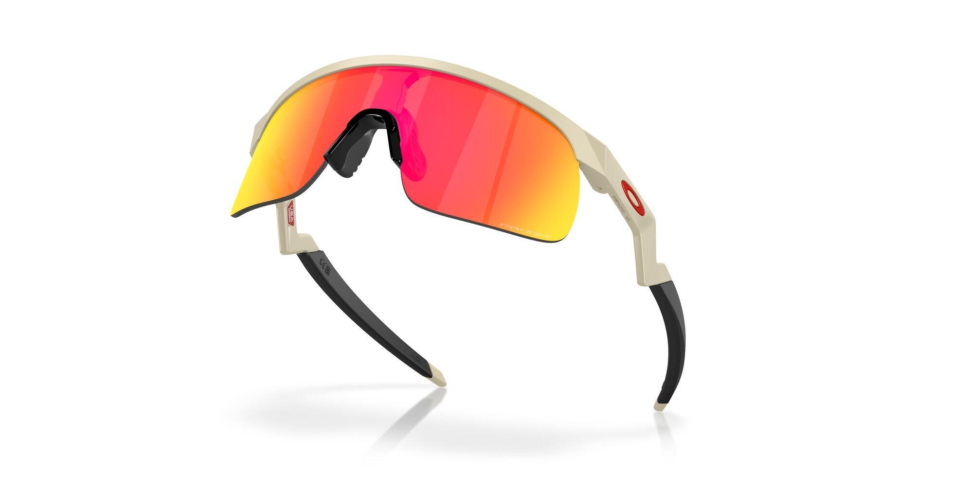 Oakley Resistor Sunglasses (Youth Fit) - Prizm Ruby Lenses and Sand Frame