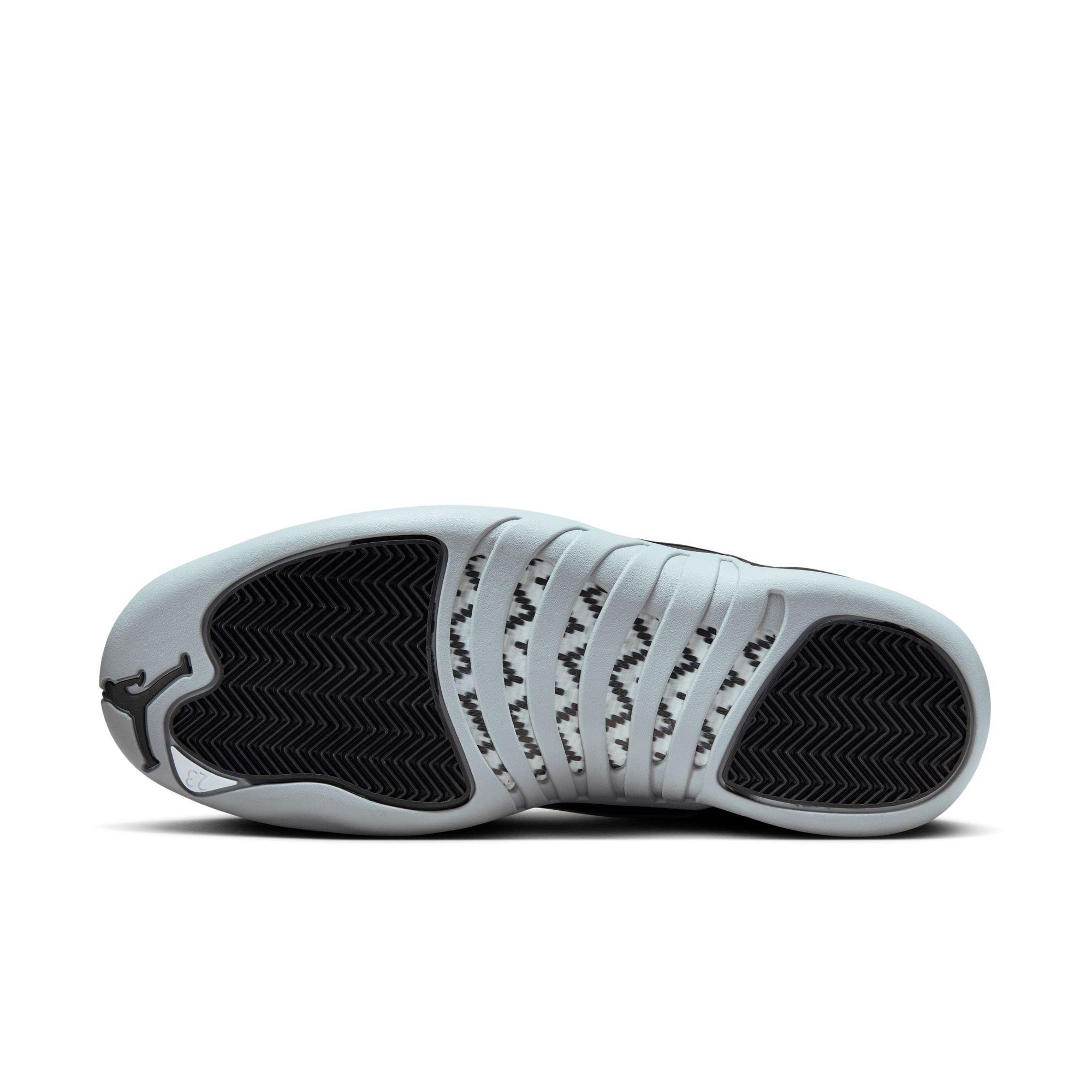 Jordan 12 Retro "Black and Wolf Grey" Men's Shoe - BLACK/WOLF GREY/WHITE Thumbnail View 10