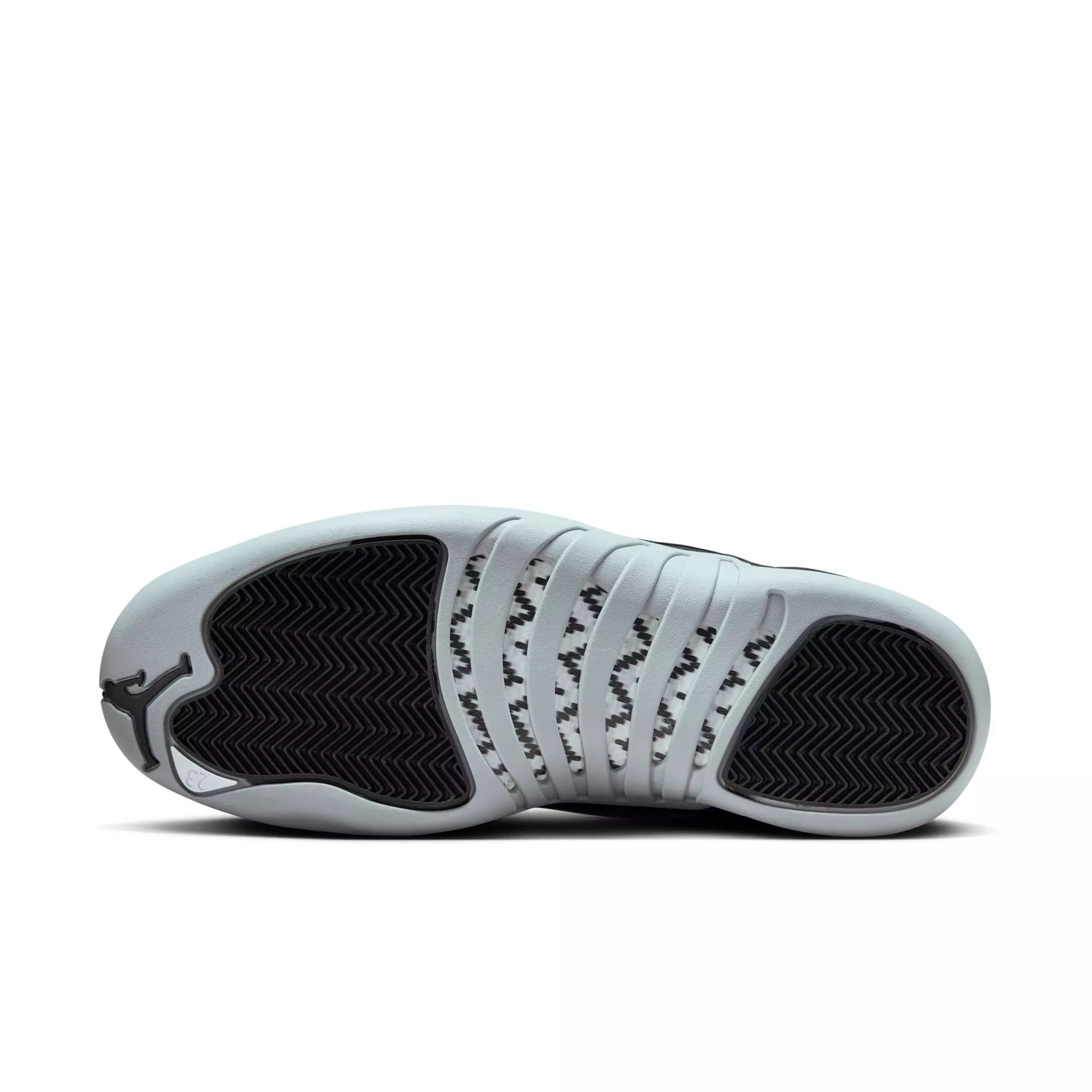 Jordan 12 Retro "Black and Wolf Grey" Men's Shoe - BLACK/WOLF GREY/WHITE