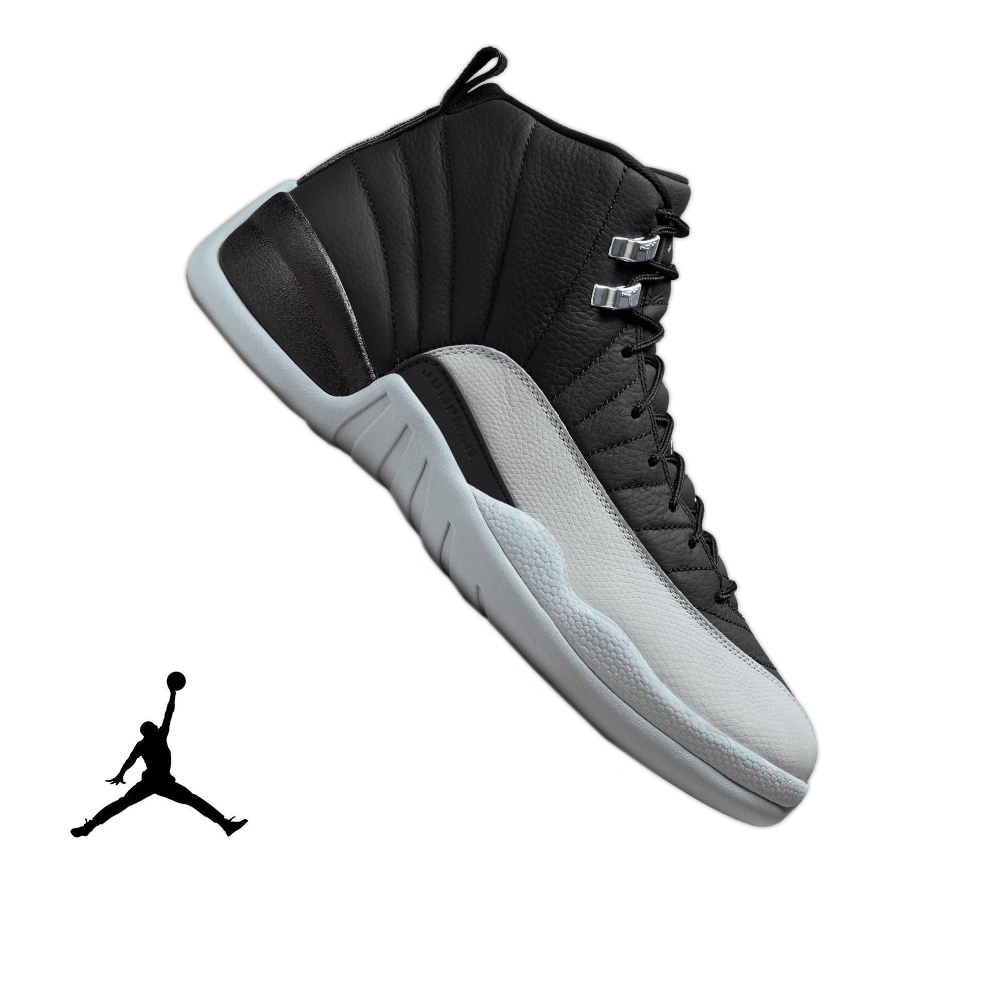 Jordan 12 Retro "Black and Wolf Grey" Men's Shoe​