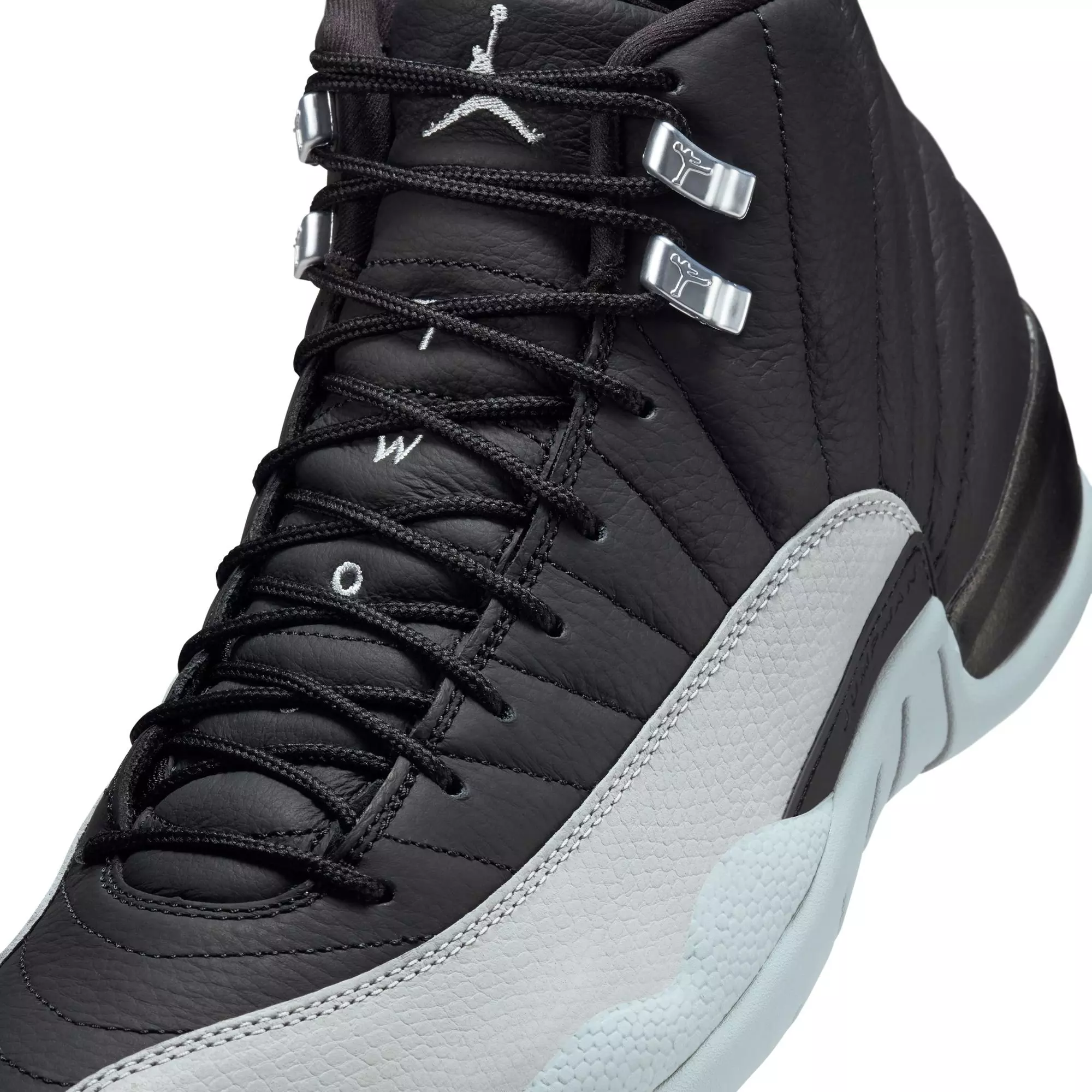 Jordan 12 Retro "Black and Wolf Grey" Men's Shoe - BLACK/WOLF GREY/WHITE