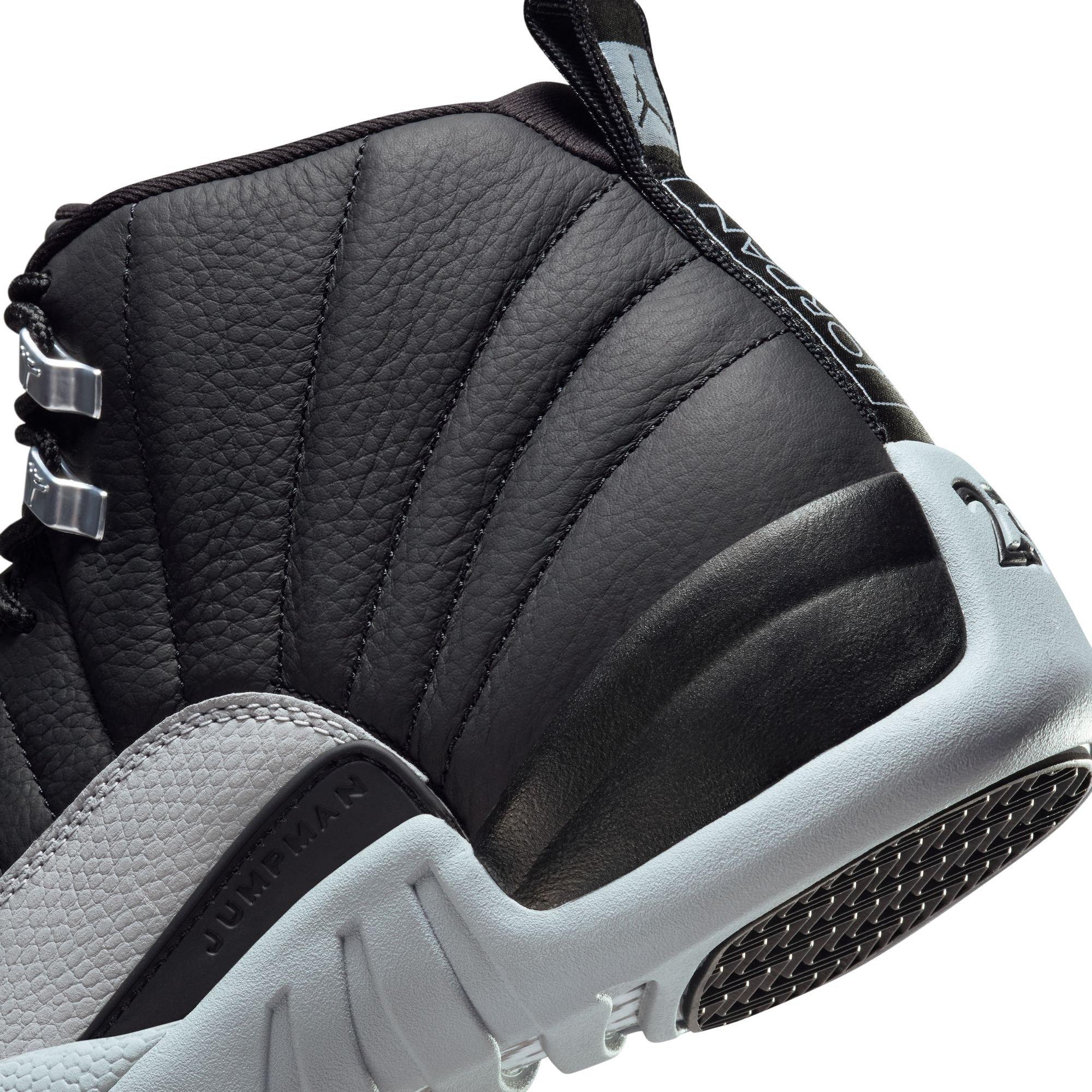 Jordan 12 Retro "Black and Wolf Grey" Men's Shoe - BLACK/WOLF GREY/WHITE Thumbnail View 5