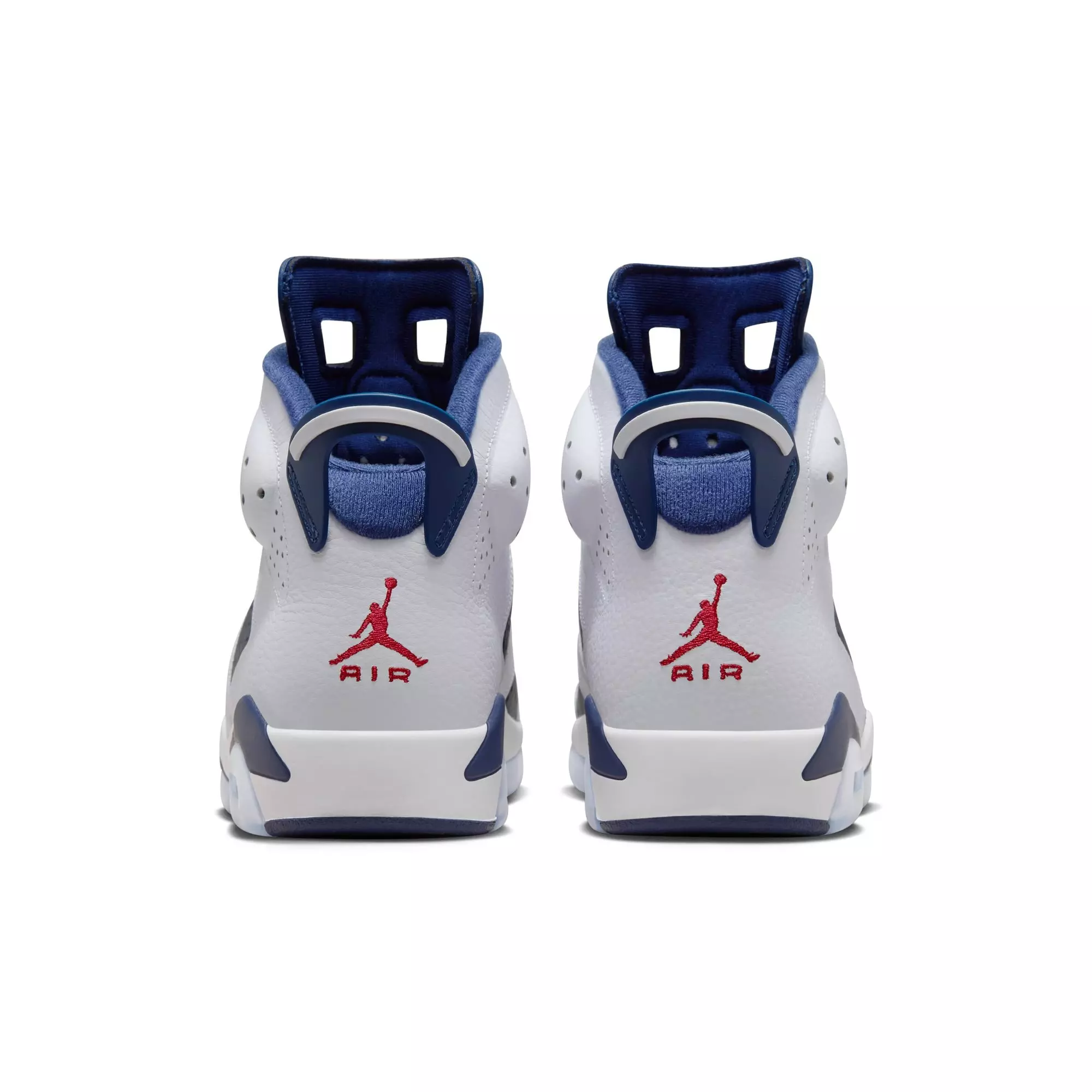 Jordan 6 Retro "White And Midnight Navy" Men's Shoe - WHITE/VARSITY RED/MIDNIGHT NAVY