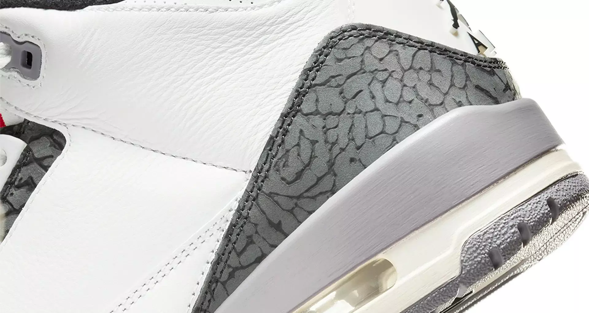 Jordan 3 Retro "Cement Grey" Men's Shoe - SUMMIT WHITE/FIRE RED/CEMENT GREY