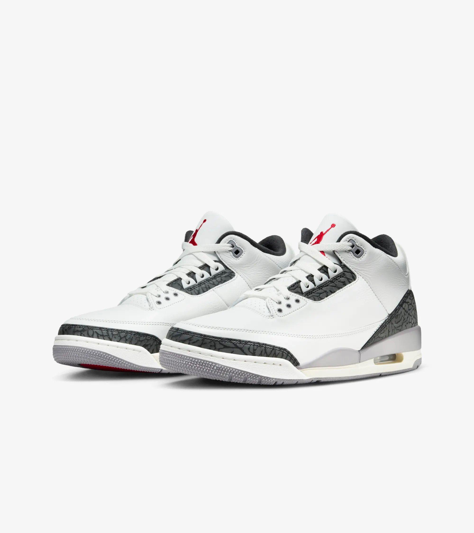 Jordan 3 Retro "Cement Grey" Men's Shoe