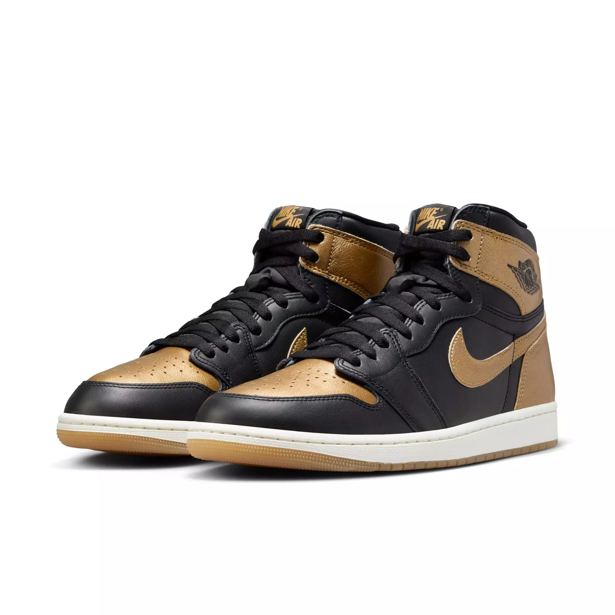 Jordan 1 Retro High OG "Black And Gold" Men's Shoe - BLACK/METALLIC GOLD/SAIL