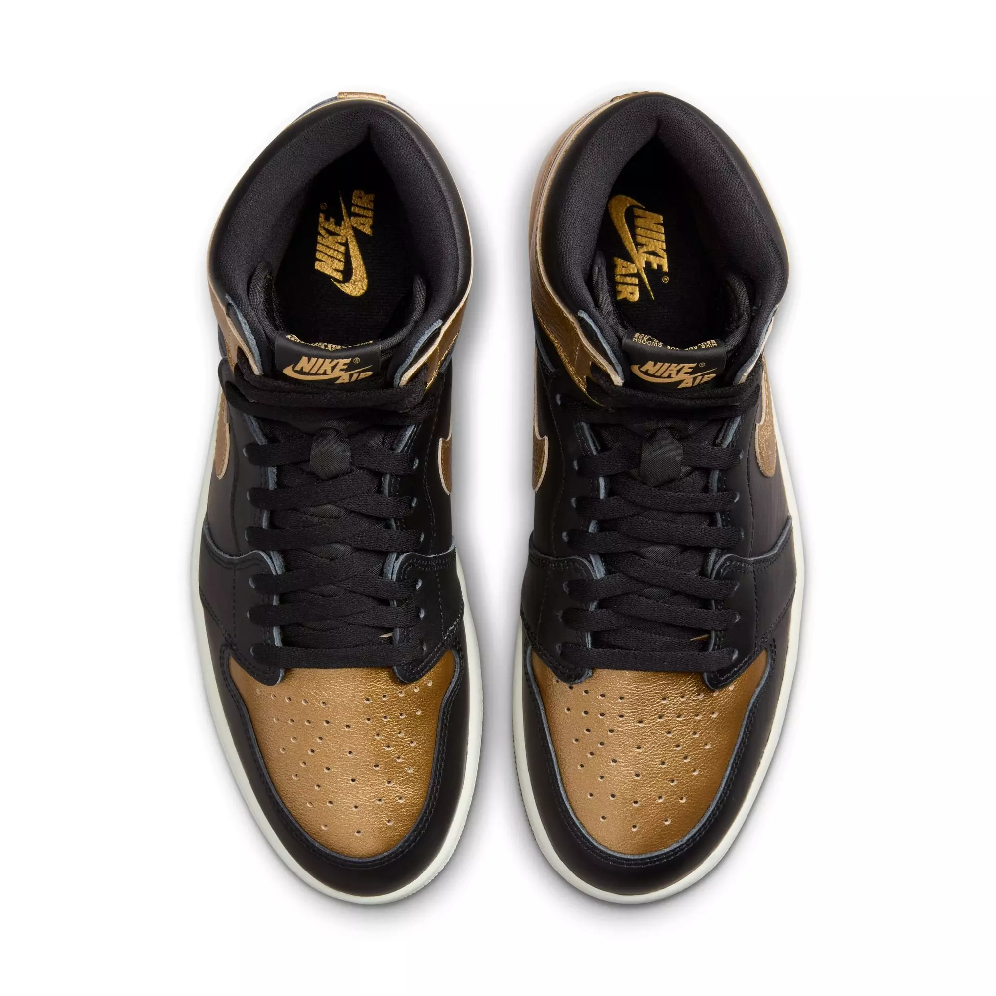 Jordan 1 Retro High OG "Black And Gold" Men's Shoe - BLACK/METALLIC GOLD/SAIL