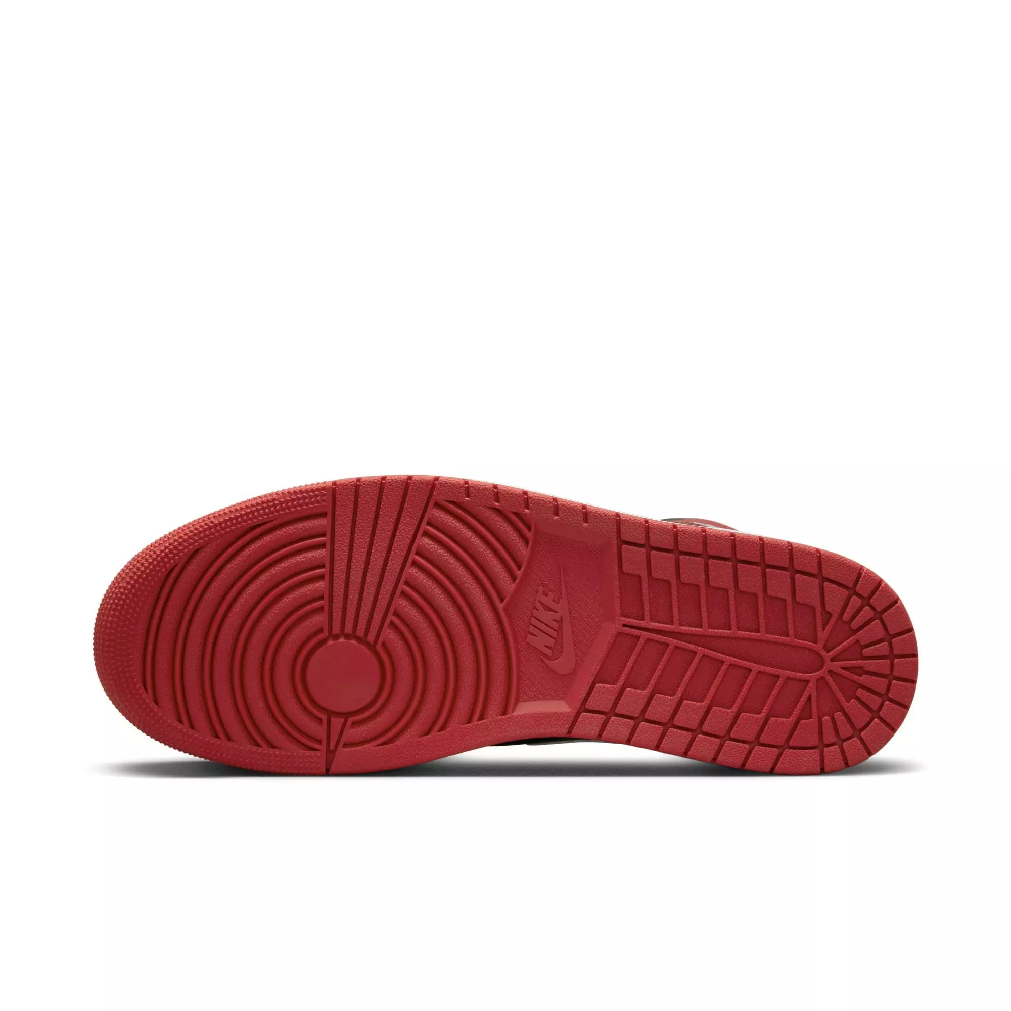 Jordan 1 Mid "Black/White/Gym Red" Men's Shoe - BLACK/WHITE/RED