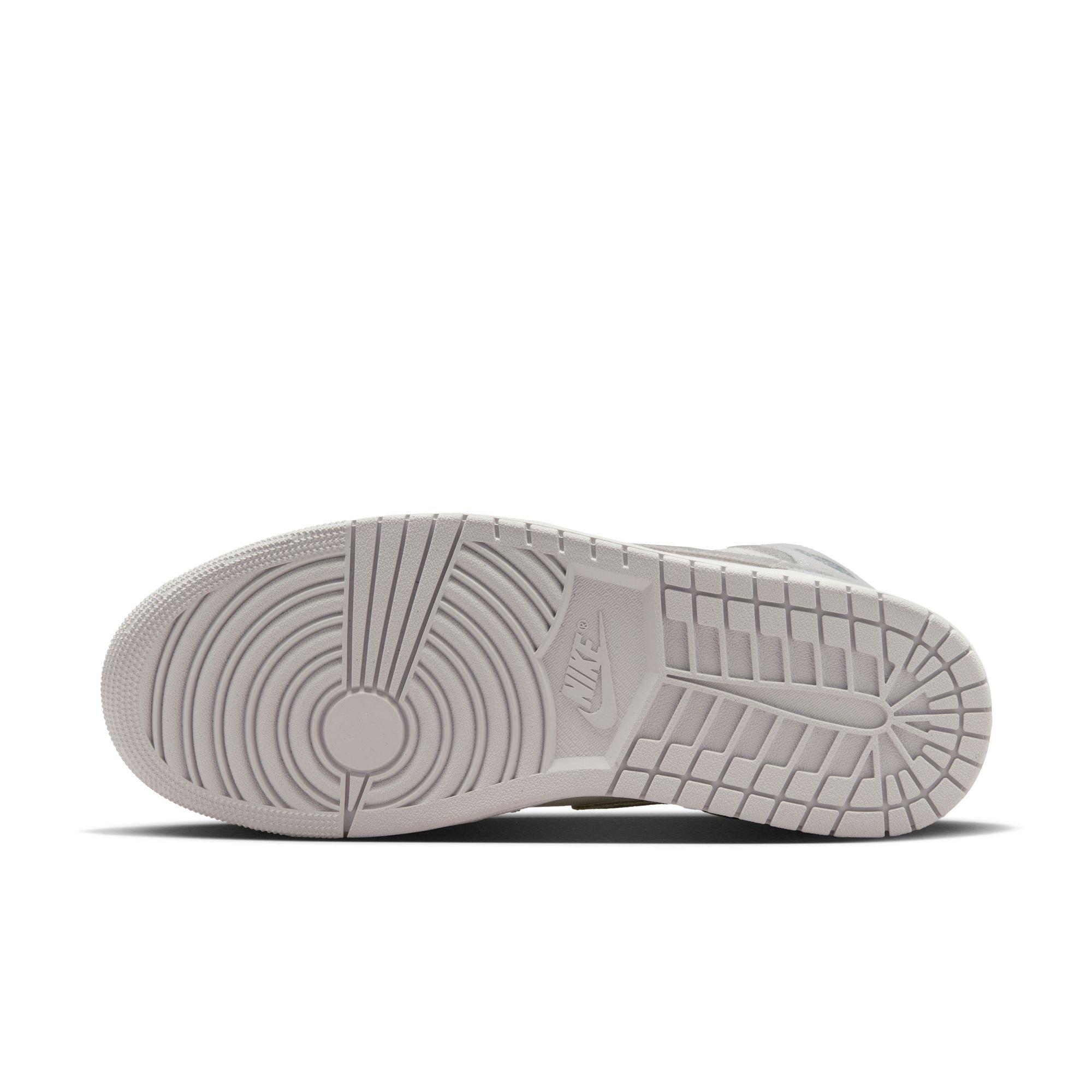 Jordan 1 Mid SE "Neutral Grey/Smoke Grey/Sail" Men's Shoe - GREY/WHITE Thumbnail View 9