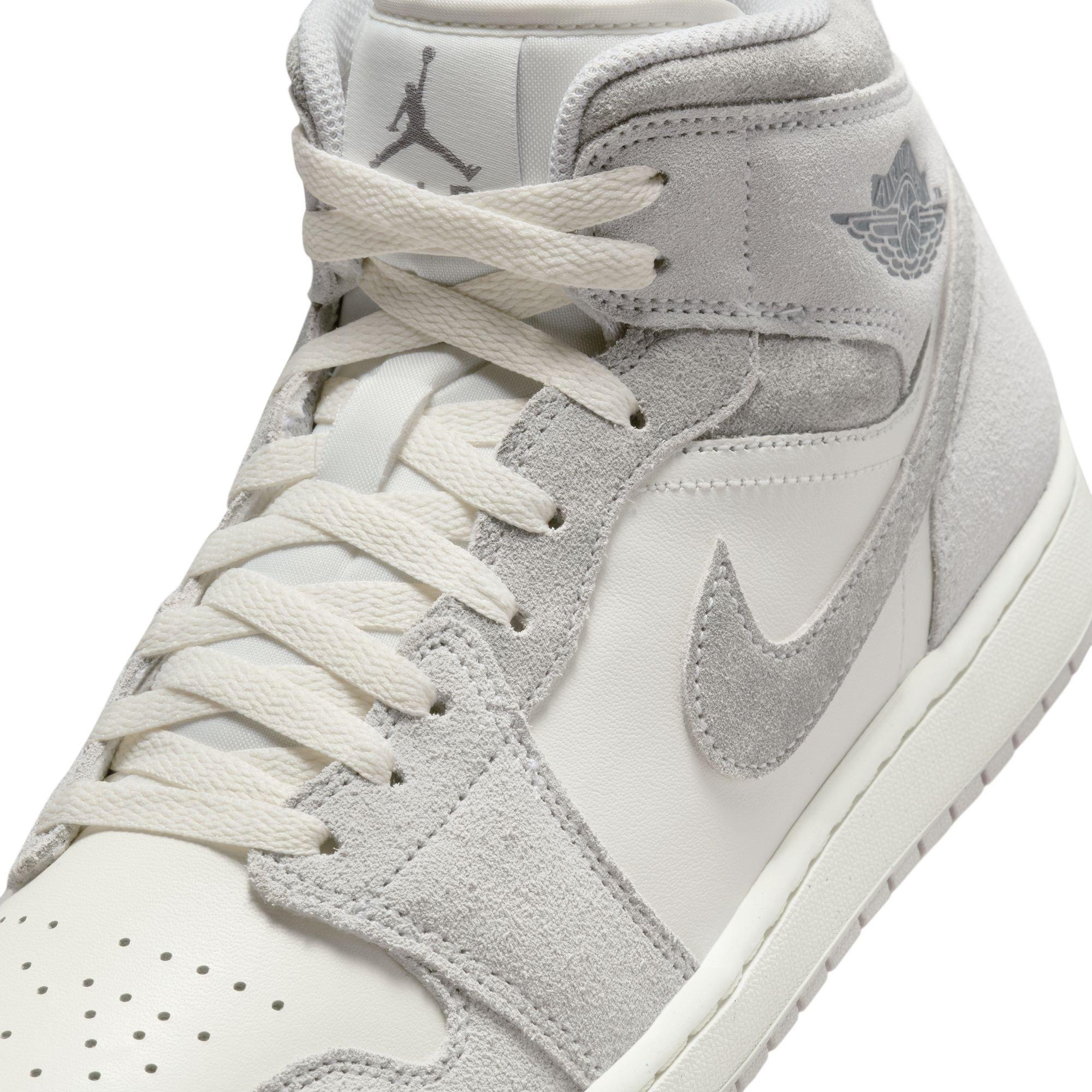 Jordan 1 Mid SE Men's "Neutral Grey/Smoke Grey/Sail" Men's Shoe