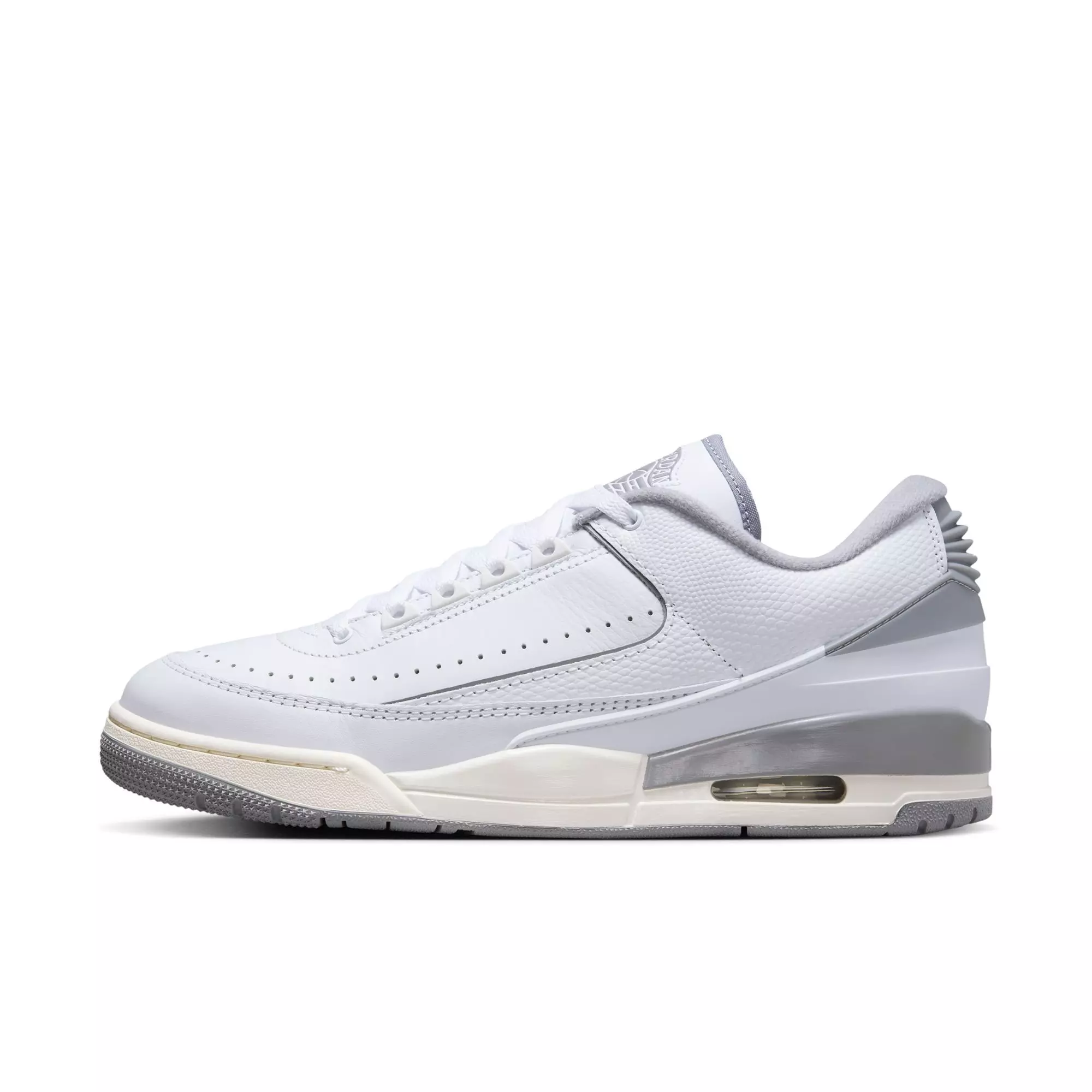 Jordan 2/3 "White/Cement Grey" Men's Shoe - WHITE/GREY