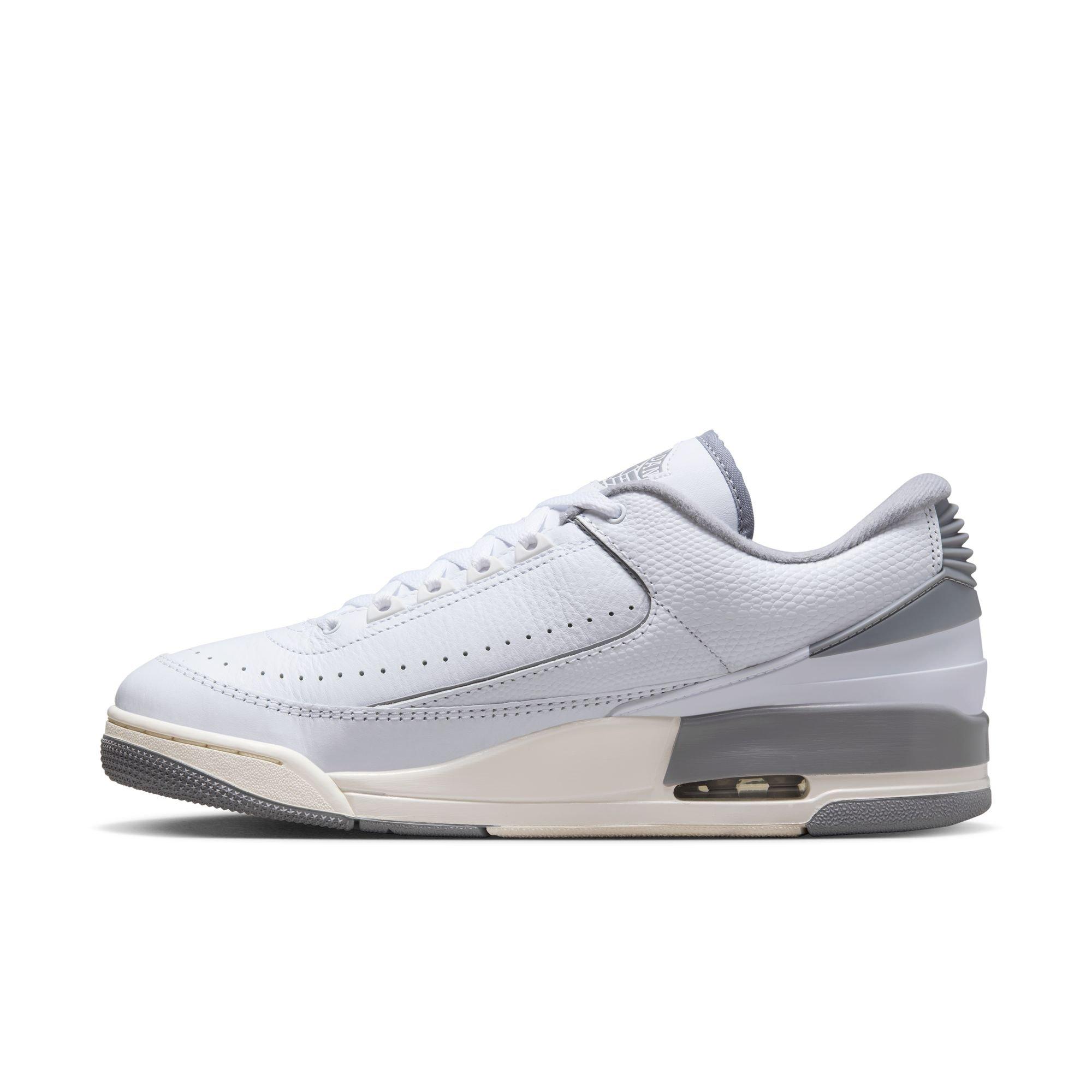 Jordan 2/3 "White/Cement Grey" Men's Shoe - WHITE/GREY Thumbnail View 4