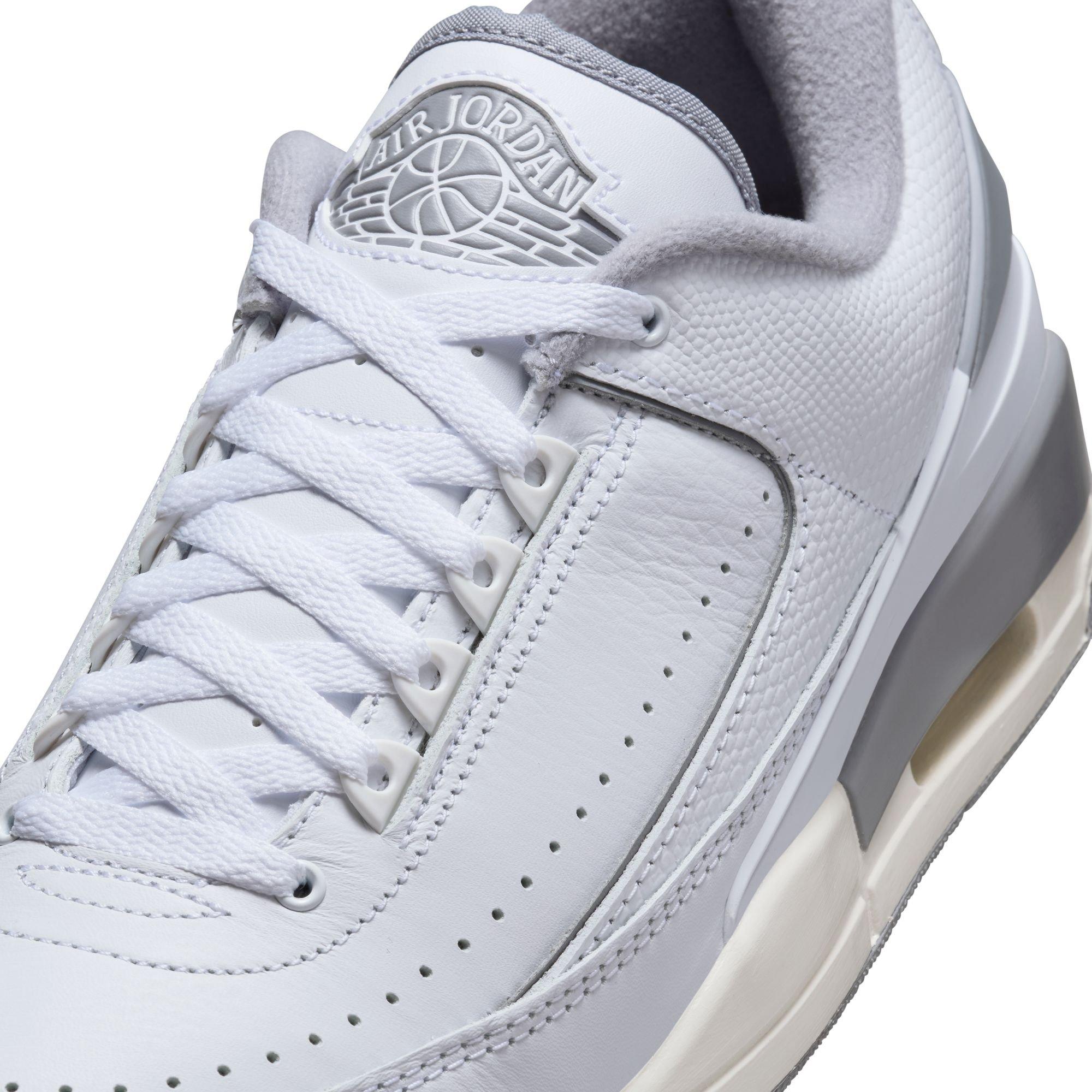 Jordan 2/3 "White/Cement Grey" Men's Shoe - WHITE/GREY Thumbnail View 10