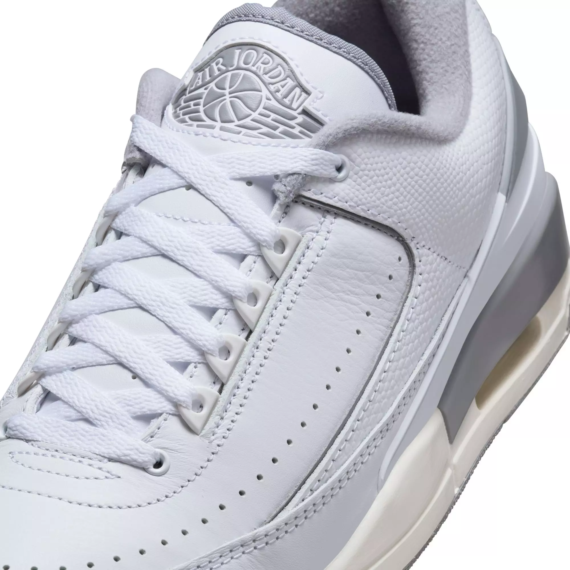 Jordan 2/3 "White/Cement Grey" Men's Shoe - WHITE/GREY