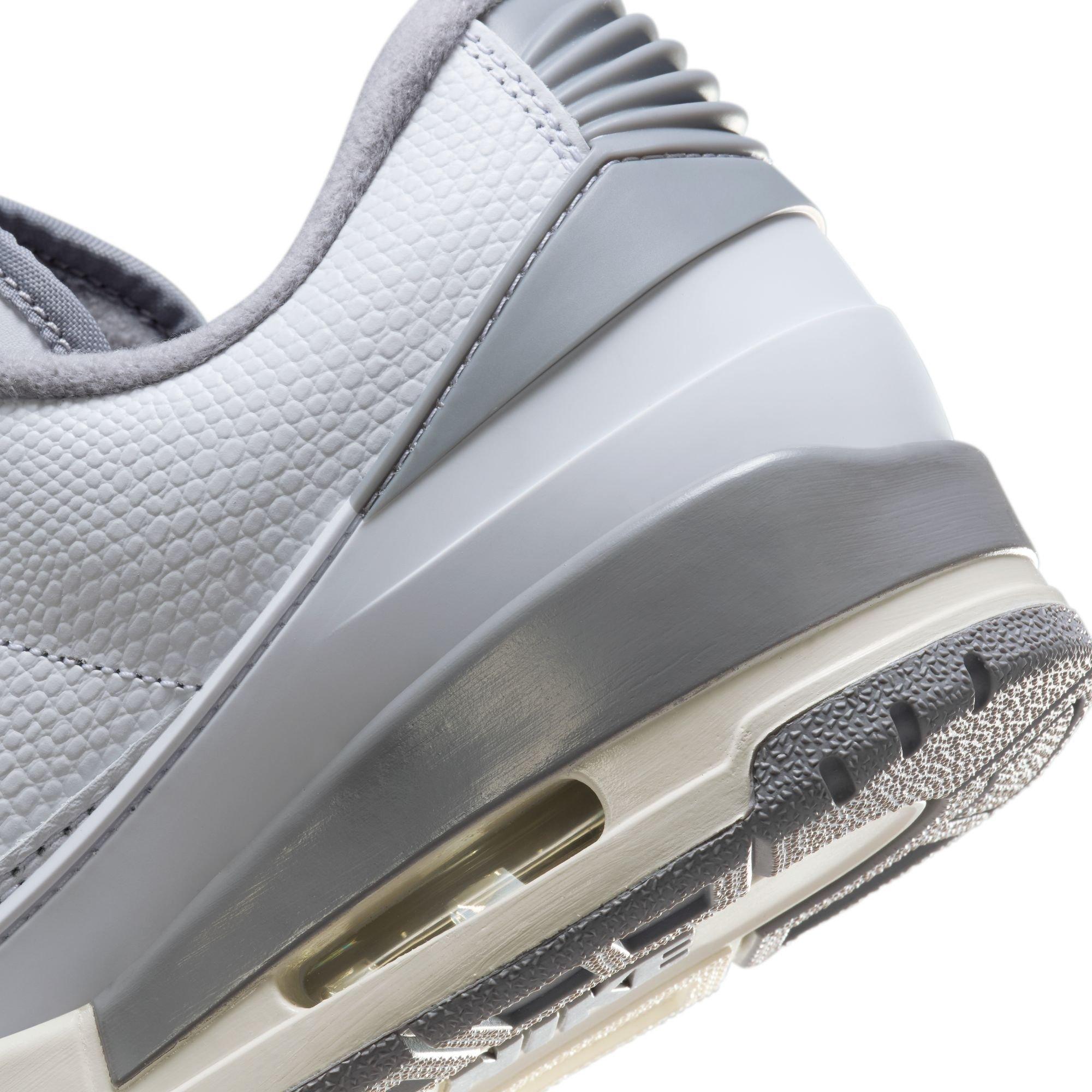 Jordan 2/3 "White/Cement Grey" Men's Shoe - WHITE/GREY Thumbnail View 11