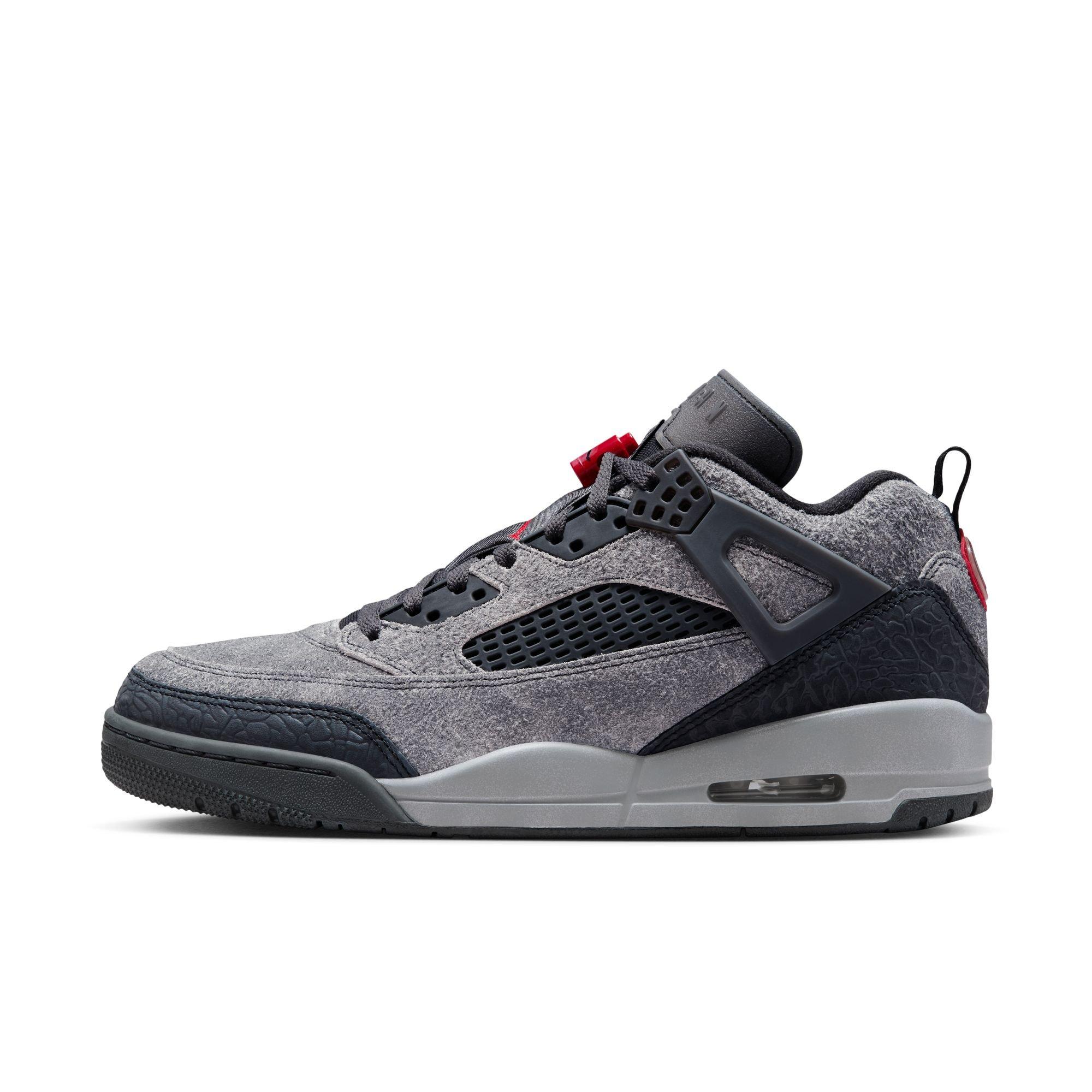 Jordan Spizike Low "Anthracite/Gym Red/Black" Men's Shoe - GREY/RED/BLACK Thumbnail View 3
