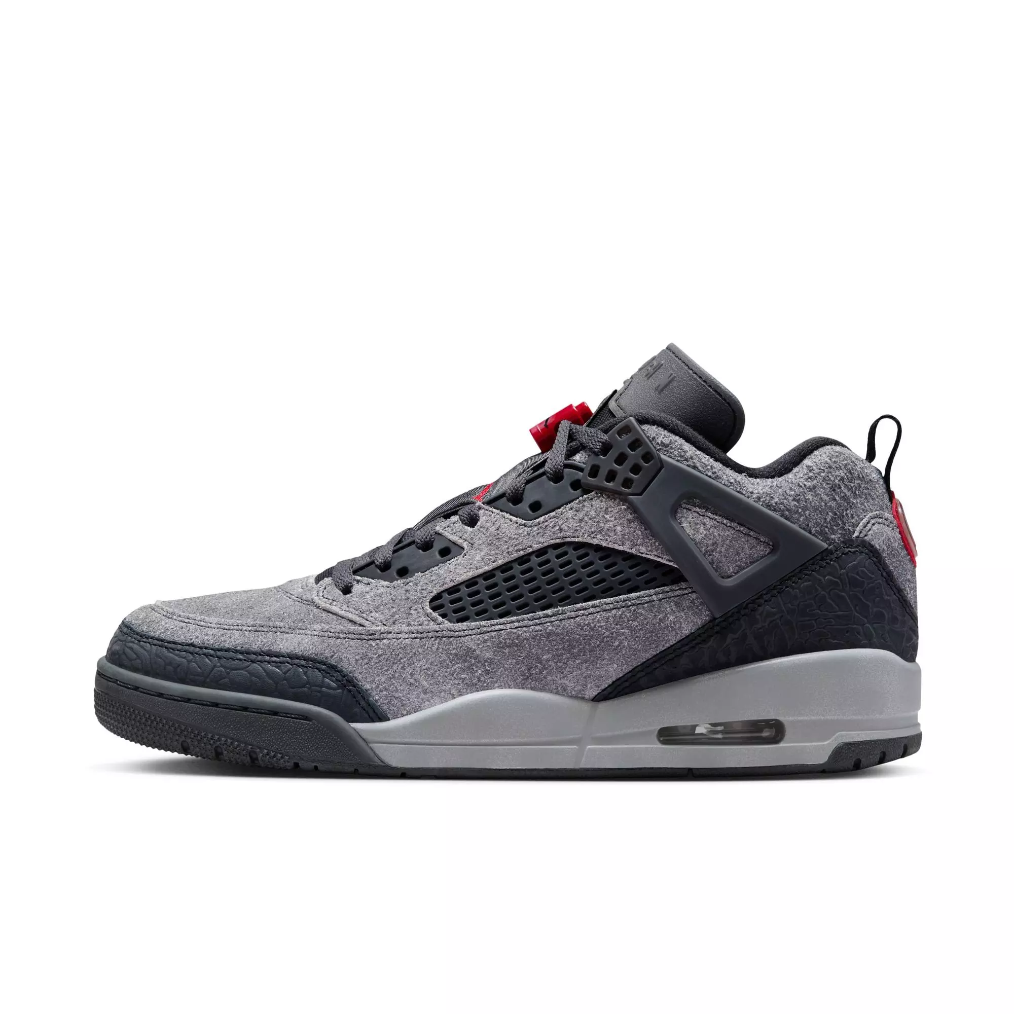 Jordan Spizike Low "Anthracite/Gym Red/Black" Men's Shoe - GREY/RED/BLACK