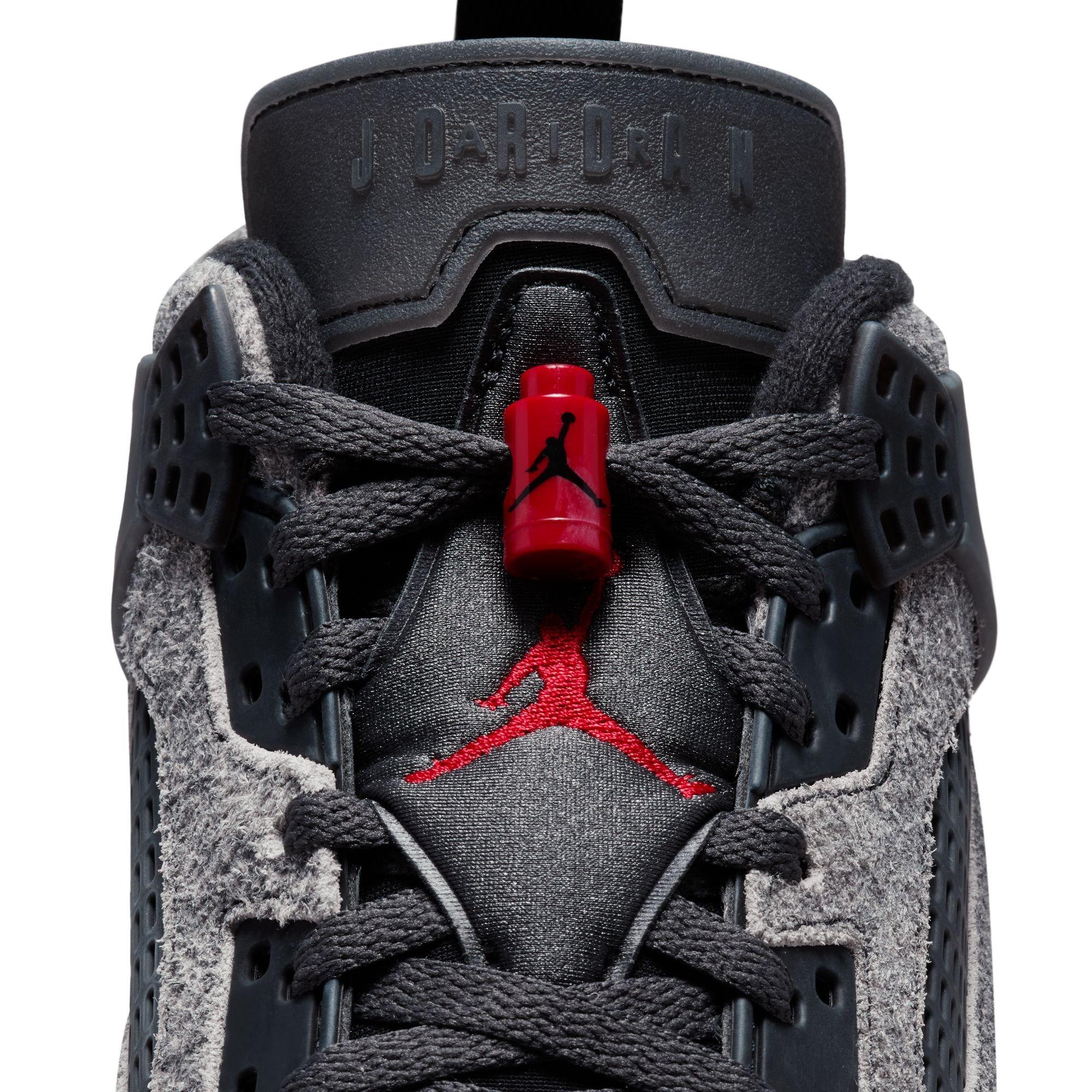Jordan Spizike Low "Anthracite/Gym Red/Black" Men's Shoe - GREY/RED/BLACK Thumbnail View 12