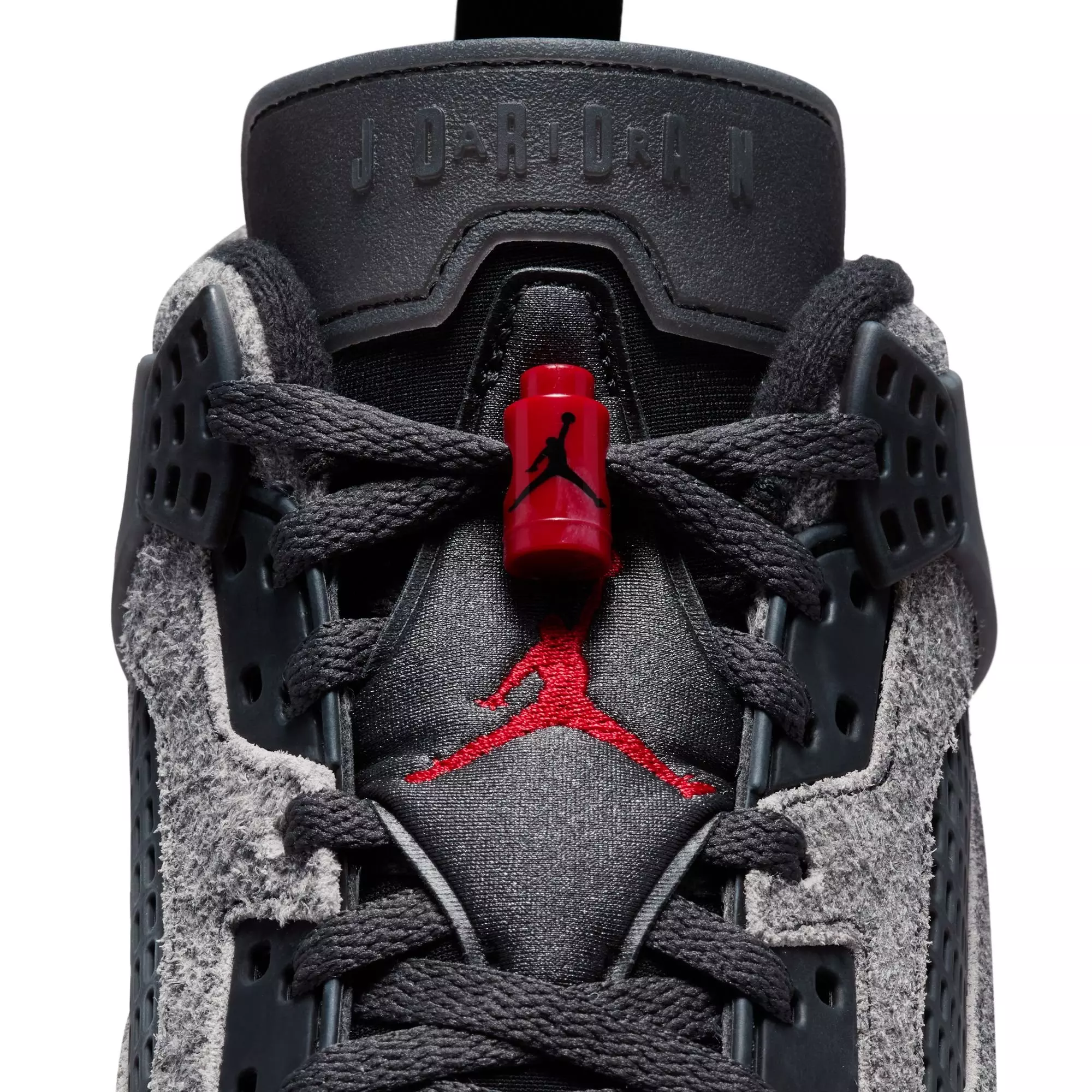 Jordan Spizike Low "Anthracite/Gym Red/Black" Men's Shoe - GREY/RED/BLACK