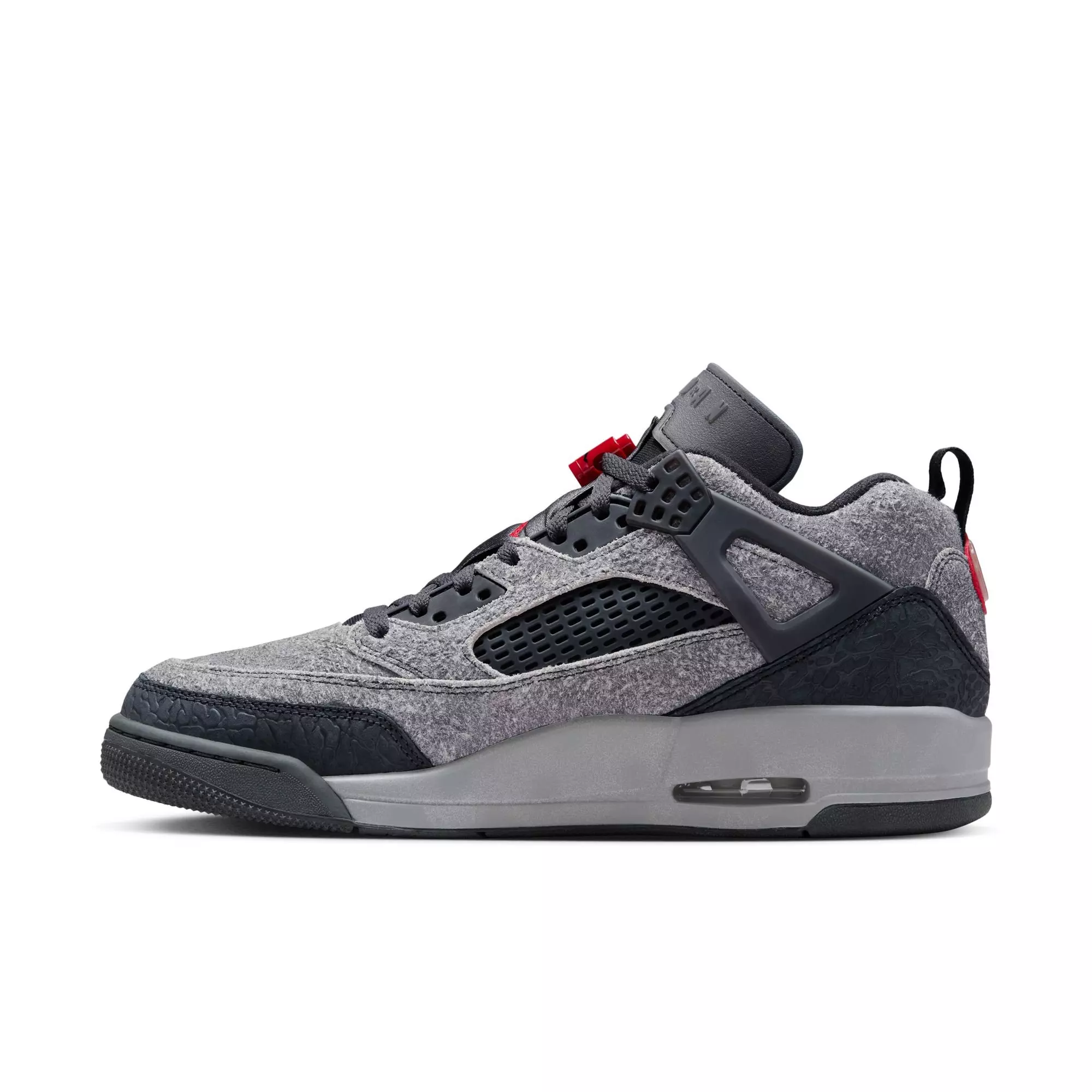 Jordan Spizike Low "Anthracite/Gym Red/Black" Men's Shoe - GREY/RED/BLACK