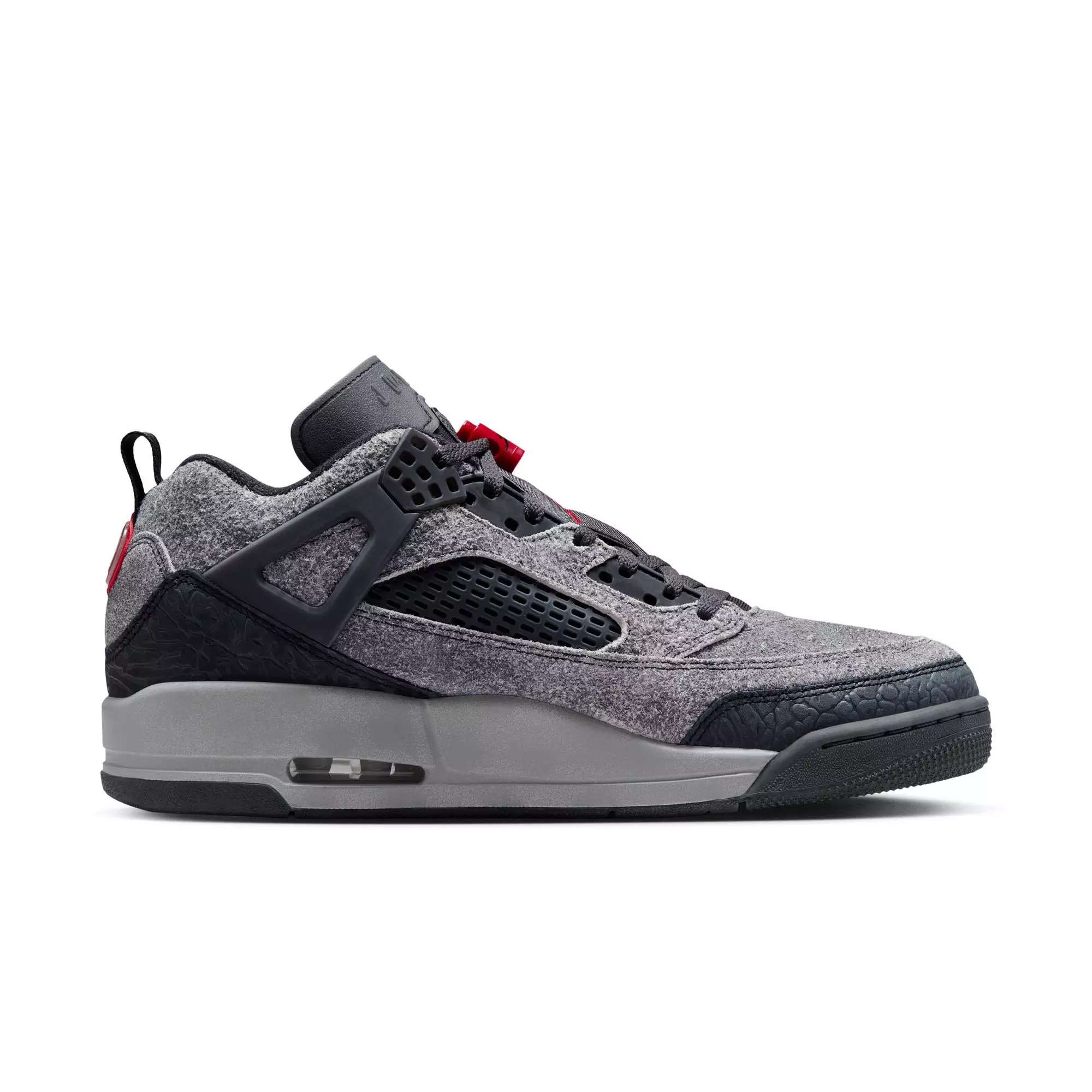 Jordan Spizike Low "Anthracite/Gym Red/Black" Men's Shoe - GREY/RED/BLACK
