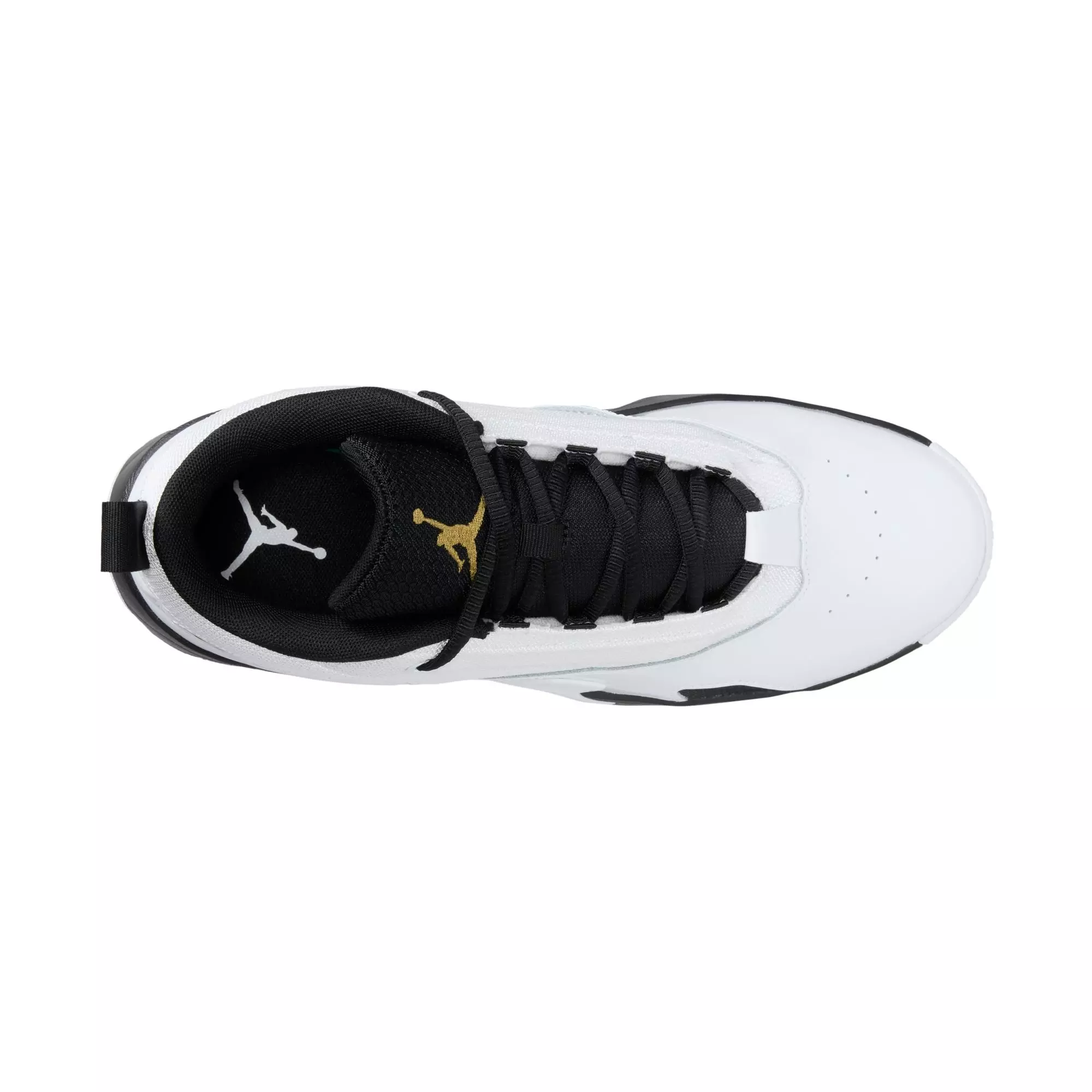 Jordan Max Aura 6 "White/Metallic Gold/Black" Men's Shoe - WHITE/GOLD
