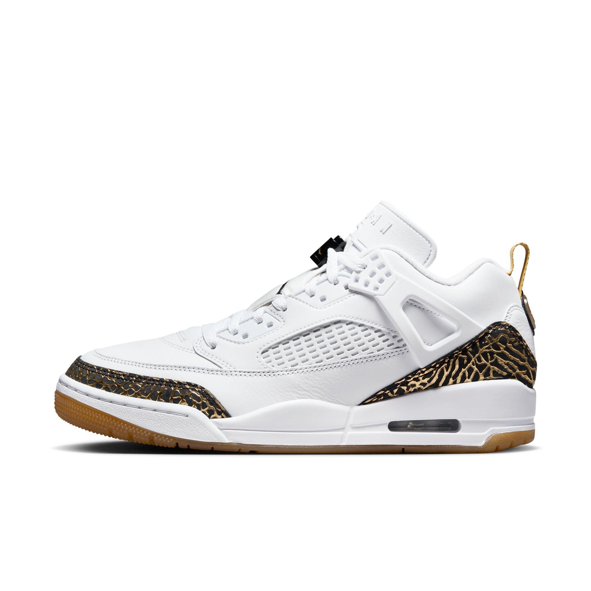 Jordan Spizike Low "Metallic Gold" Men's Shoe - WHITE/BLACK/METALLIC GOLD Thumbnail View 8