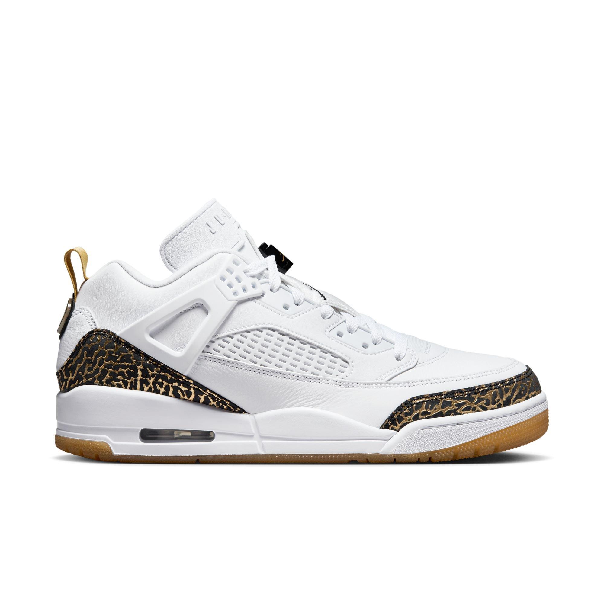 Jordan Spizike Low "Metallic Gold" Men's Shoe - WHITE/BLACK/METALLIC GOLD Thumbnail View 1