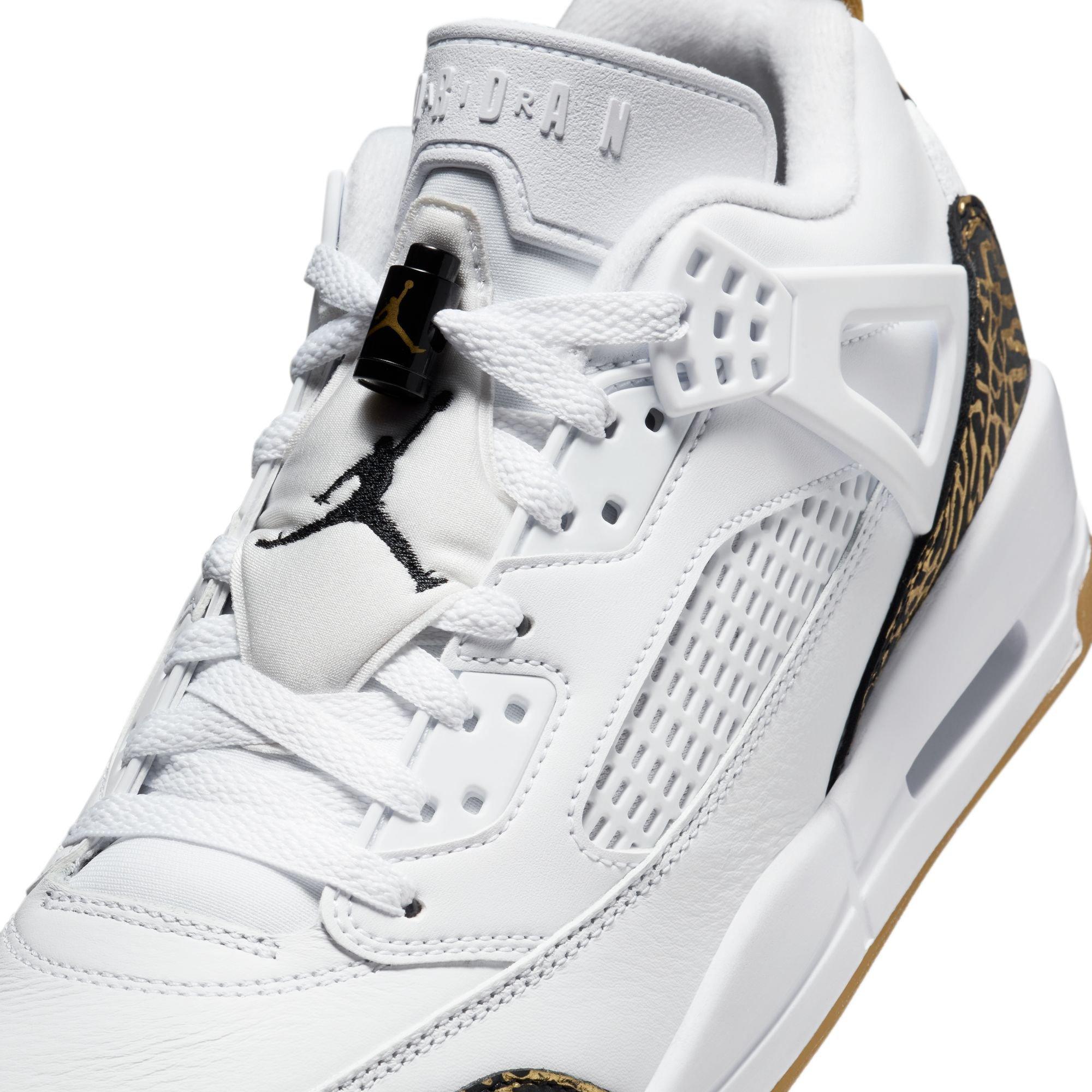 Jordan Spizike Low "Metallic Gold" Men's Shoe - WHITE/BLACK/METALLIC GOLD Thumbnail View 4