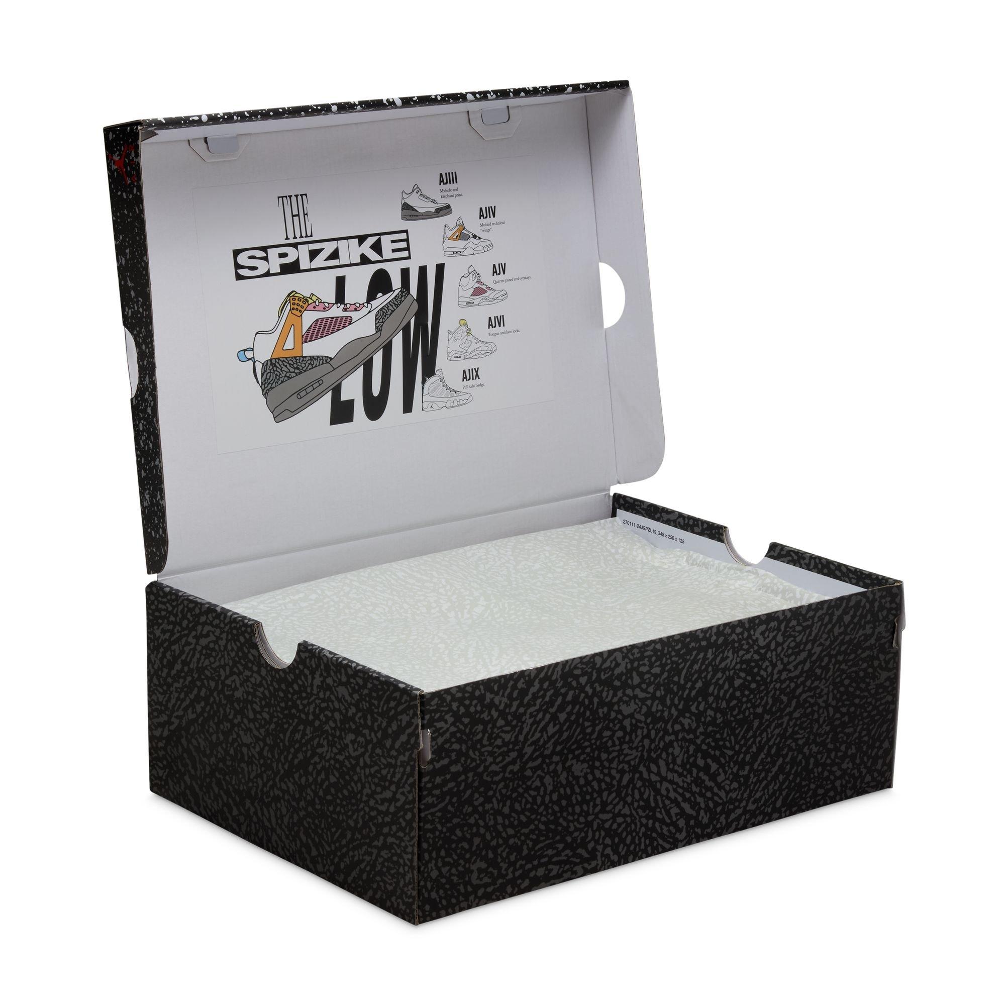 Jordan Spizike Low "Metallic Gold" Men's Shoe - WHITE/BLACK/METALLIC GOLD Thumbnail View 7