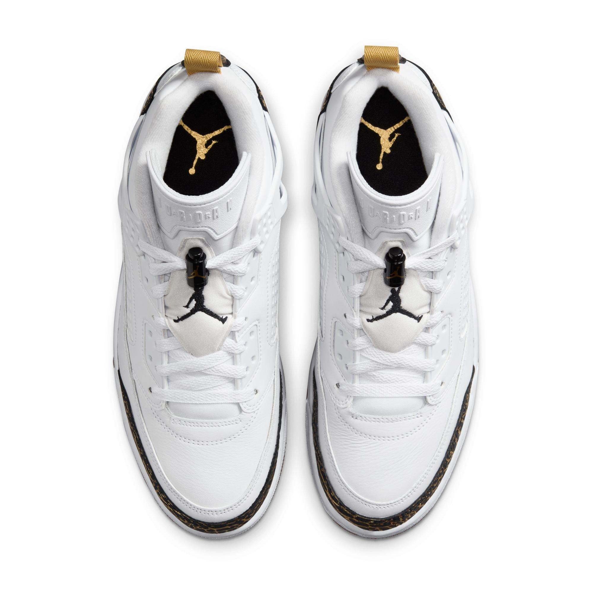 Jordan Spizike Low "Metallic Gold" Men's Shoe - WHITE/BLACK/METALLIC GOLD Thumbnail View 11