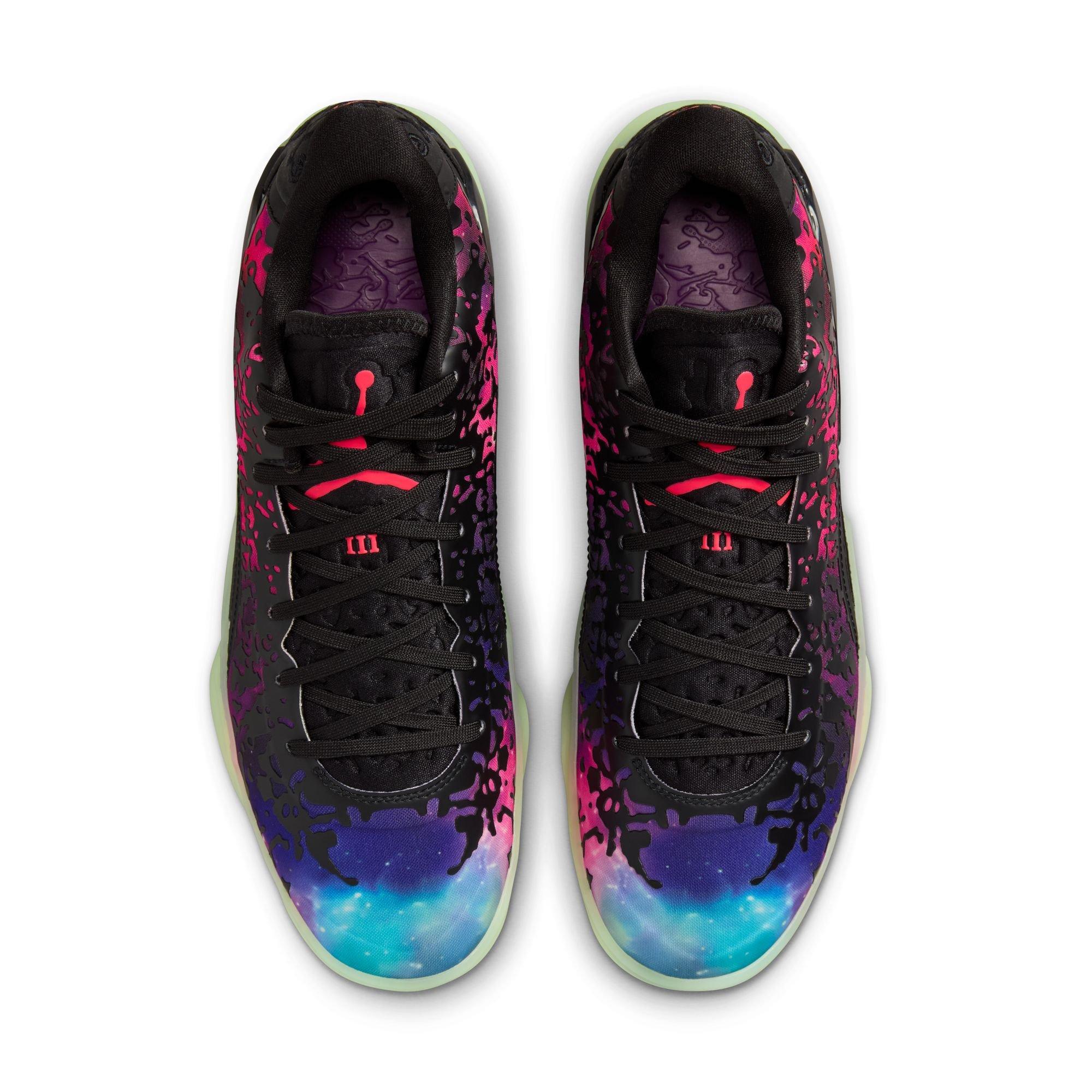Size 8 Jordan Zion 3 Lift Off Galaxy Basketball Nike Jordan Zion 3 Galaxy Black Red Purple Basketball Shoes  main image 3