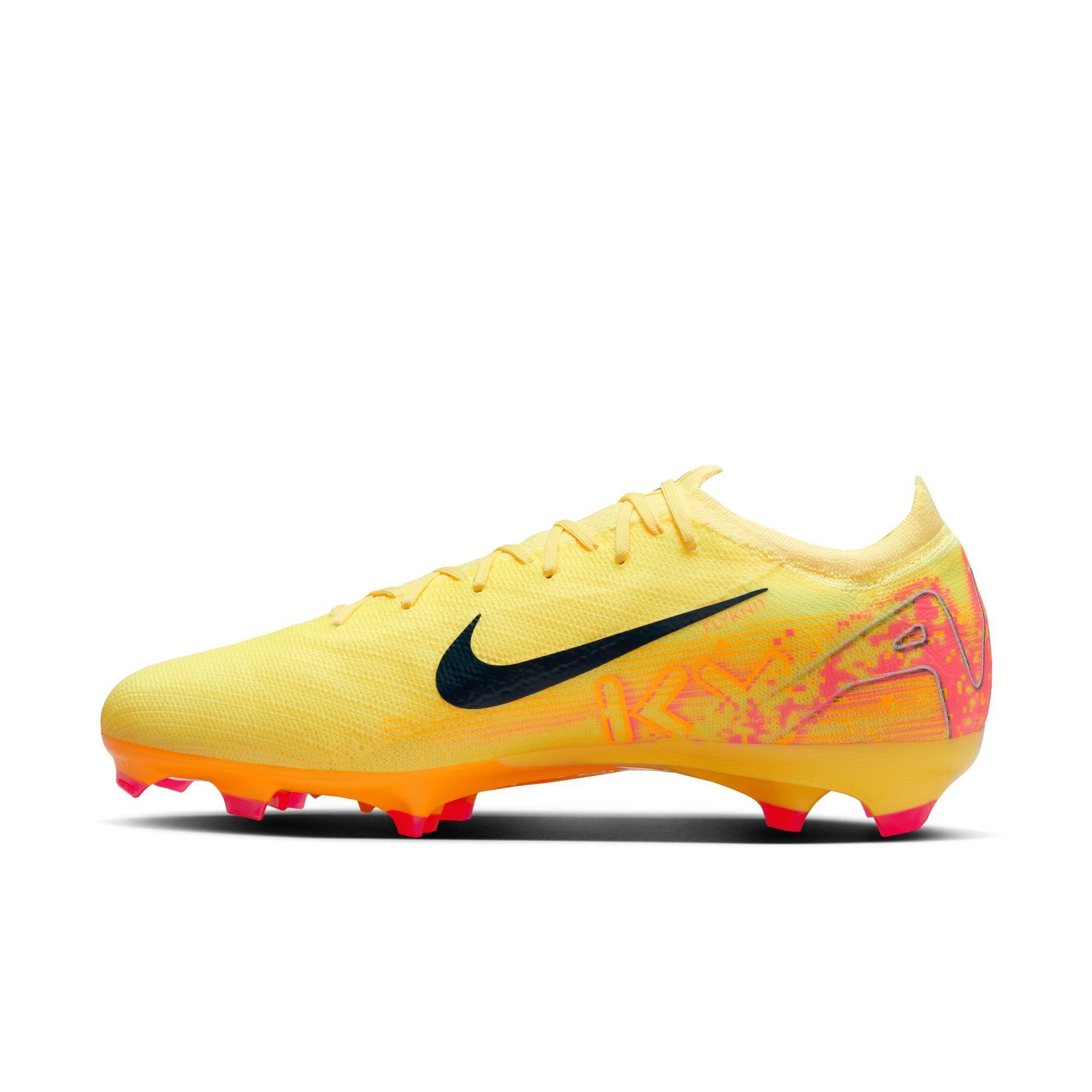 Nike Mercurial Vapor 16 Pro Kylian Mbapp&eacute; "Laser Orange/Armory Navy" Men's Soccer Cleat - GOLD Thumbnail View 8