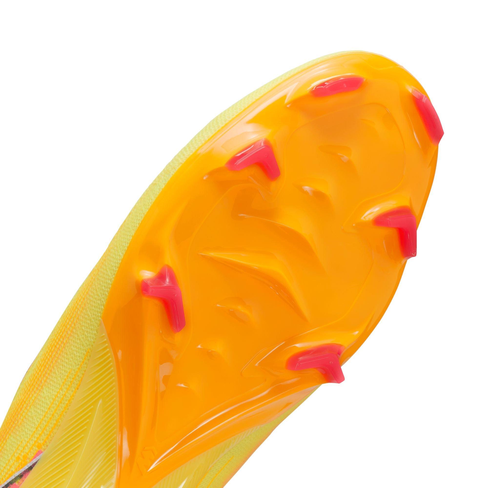 Nike Mercurial Vapor 16 Pro Kylian Mbapp&eacute; "Laser Orange/Armory Navy" Men's Soccer Cleat - GOLD Thumbnail View 4