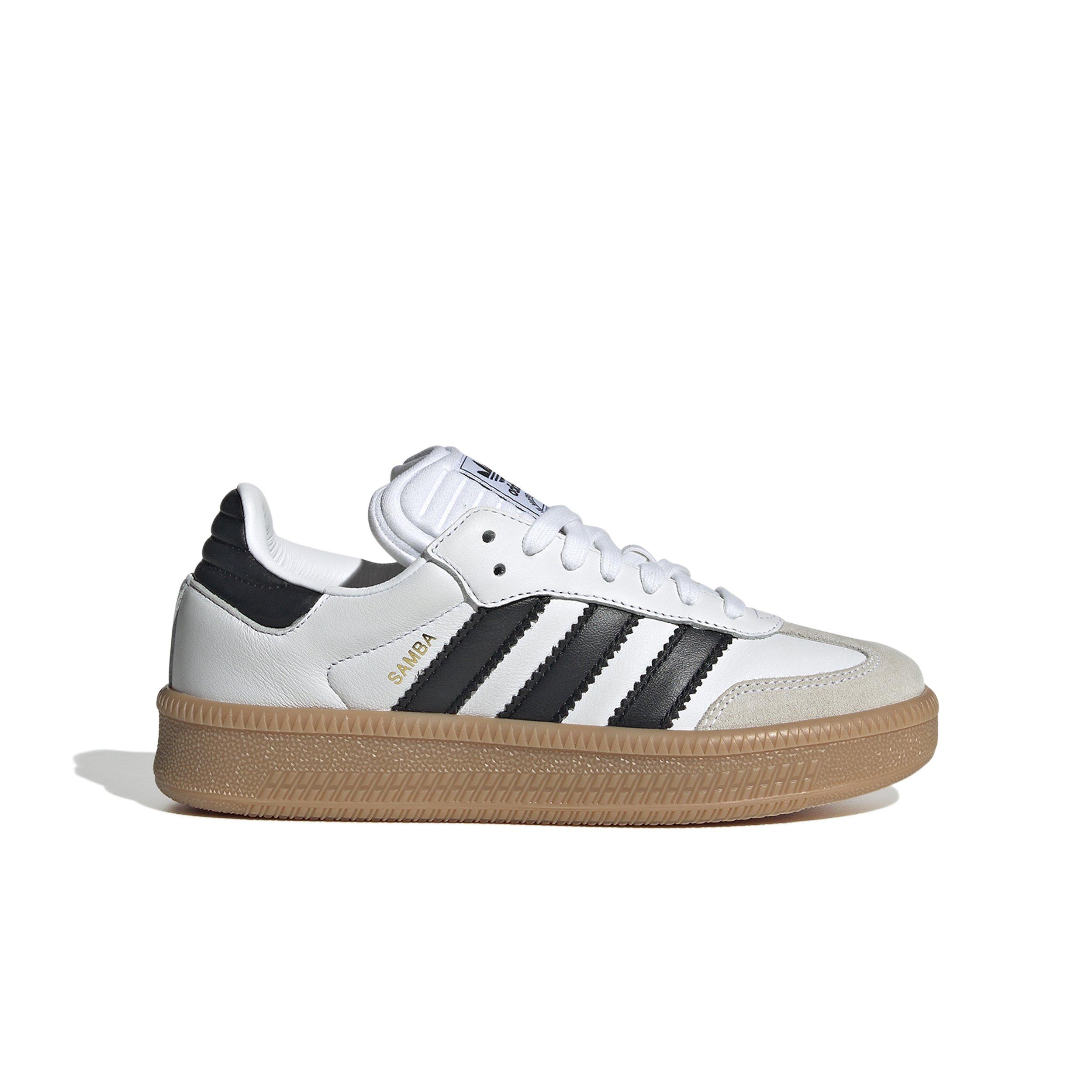 adidas Originals Samba XLG "Ftwr White/Core Black/Gum" Grade School Kids' Shoe - WHITE/BLACK